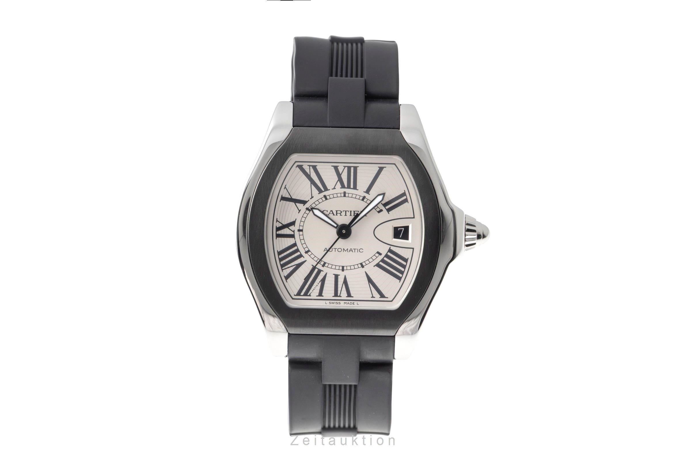 Cartier Roadster steel automatic men's watch W6206018  [2604483]