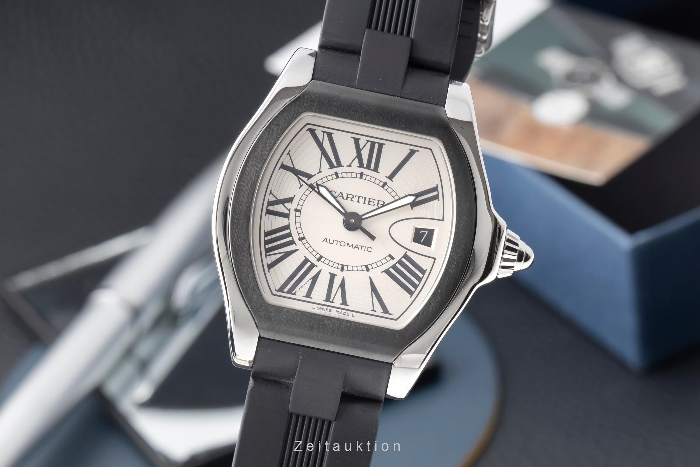 Cartier Roadster steel automatic men's watch W6206018  [2604483]