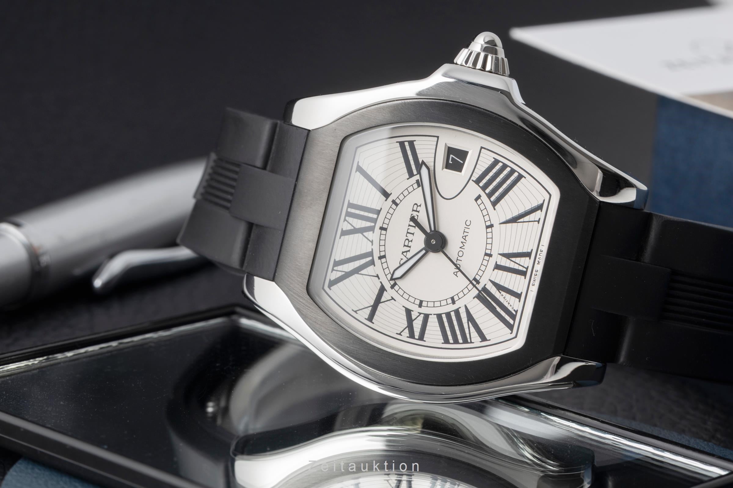 Cartier Roadster steel automatic men's watch W6206018  [2604483]