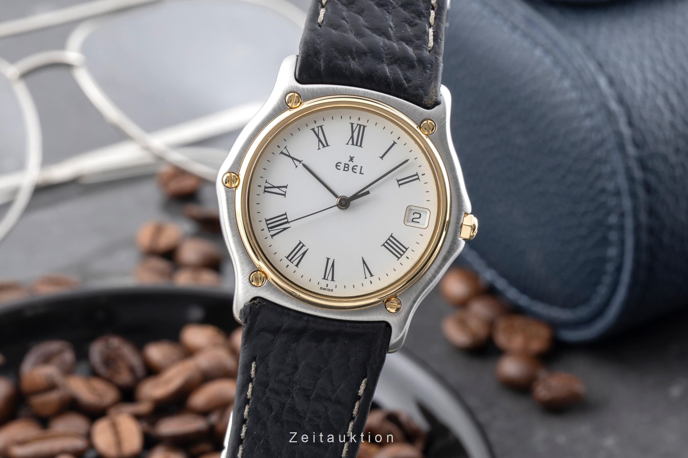 Ebel Classic Wave steel / gold quartz men's watch E1187141  [2604484]