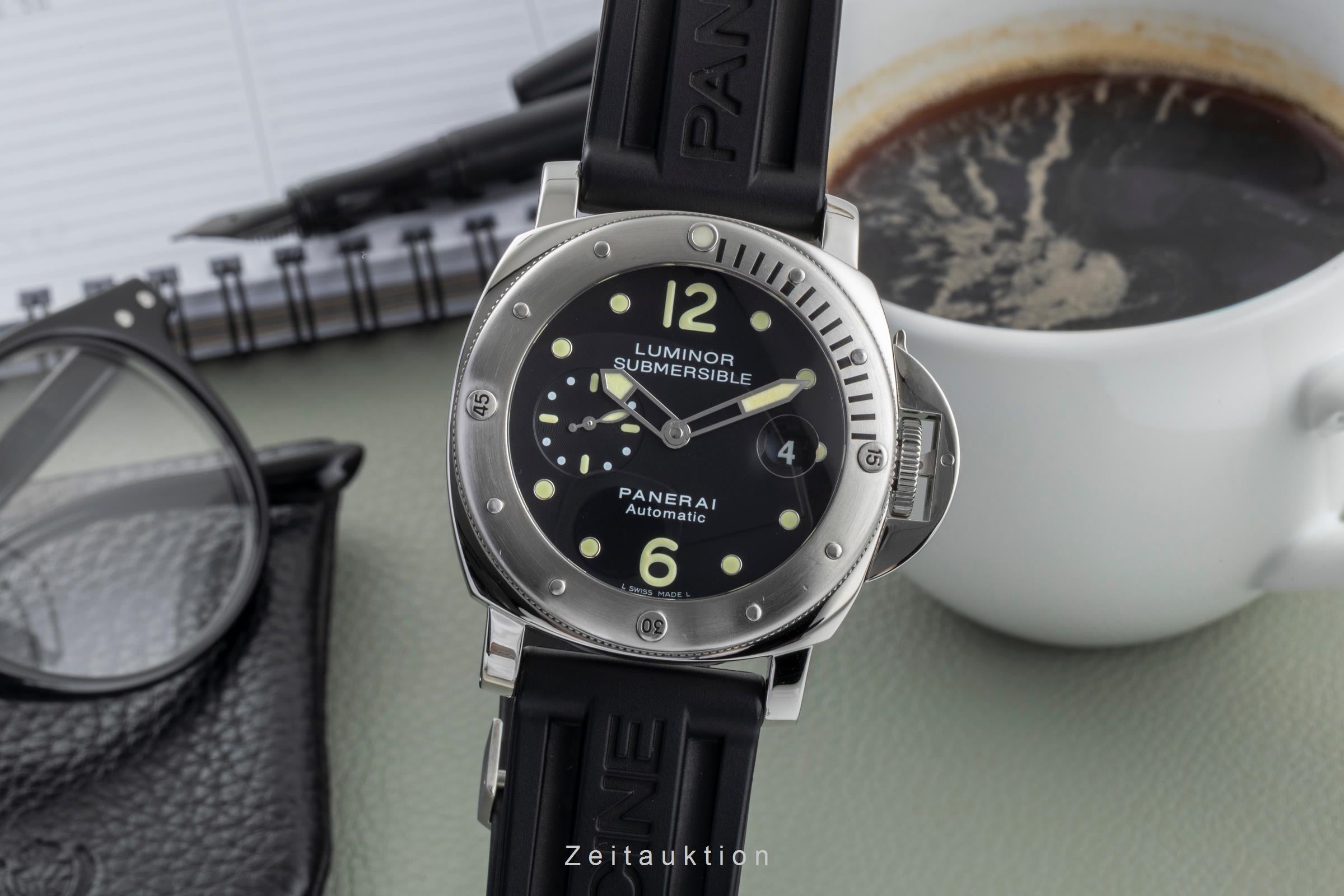 Panerai Submersible acero automático reloj para caballeros PAM00024 LP: 10300EUR  [2604485]