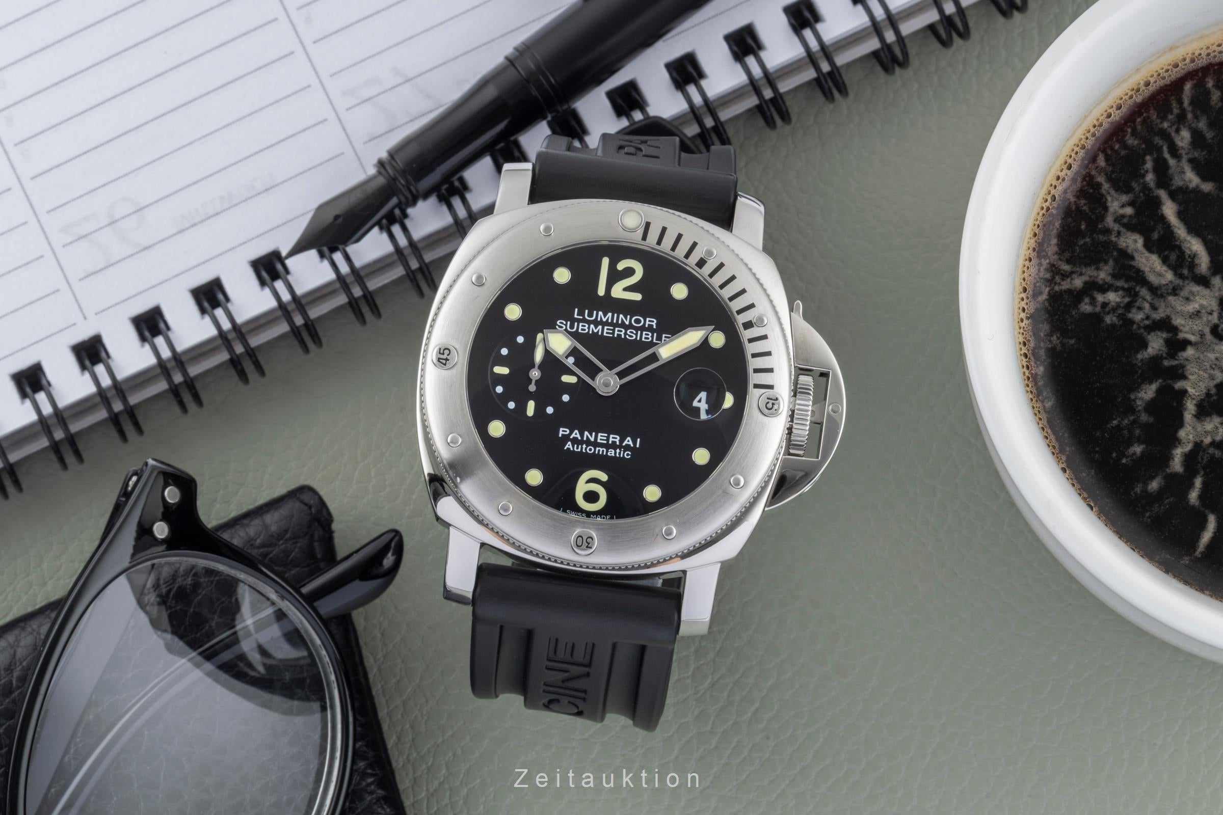 Panerai Submersible acero automático reloj para caballeros PAM00024 LP: 10300EUR  [2604485]