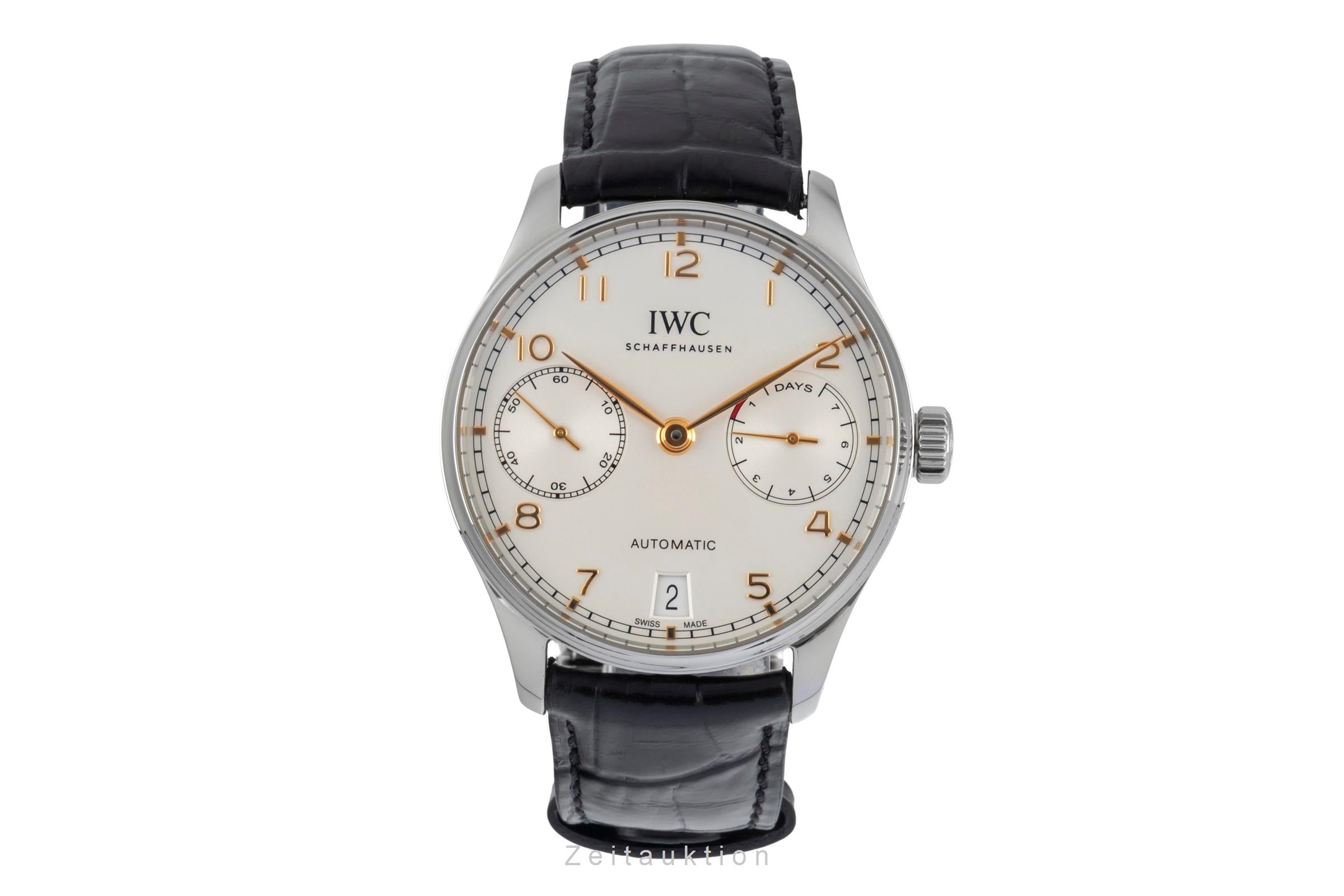 IWC Portugieser steel automatic men's watch IW500704 LP: 14000EUR  [2604487]