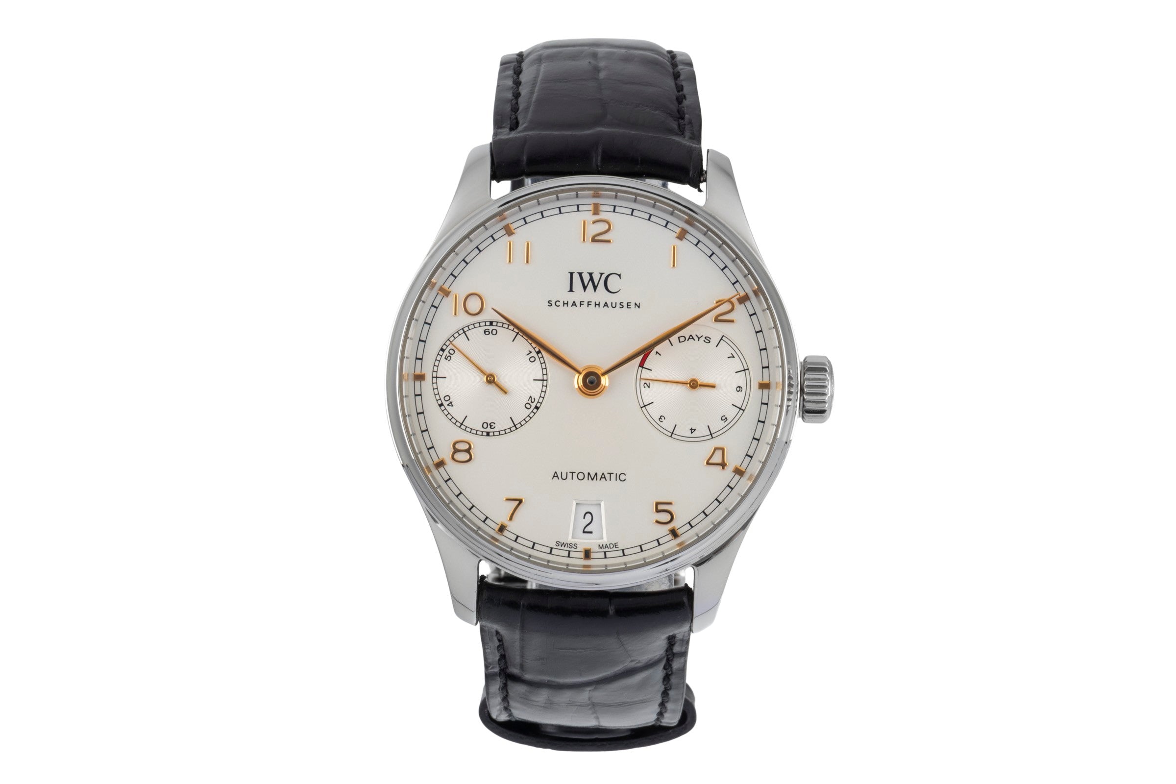 IWC Portugieser steel automatic men's watch IW500704 LP: 14000EUR  [2604487]