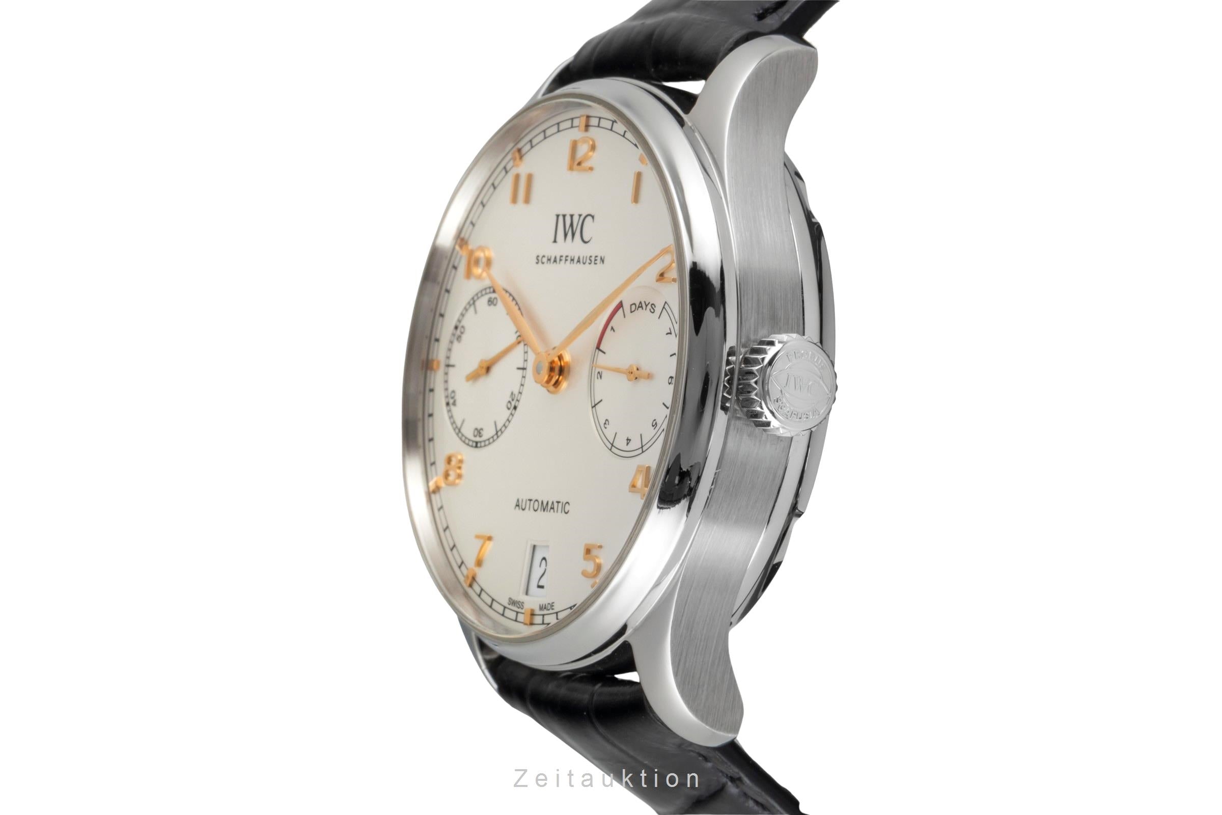 IWC Portugieser steel automatic men's watch IW500704 LP: 14000EUR  [2604487]