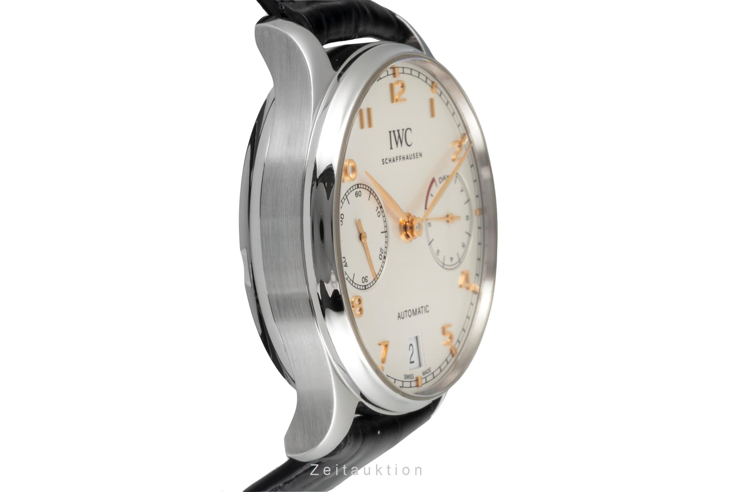 IWC Portugieser steel automatic men's watch IW500704 LP: 14000EUR  [2604487]