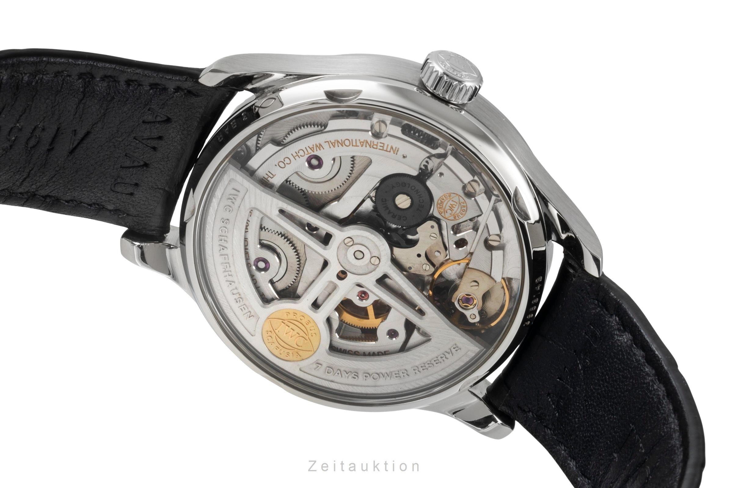 IWC Portugieser steel automatic men's watch IW500704 LP: 14000EUR  [2604487]