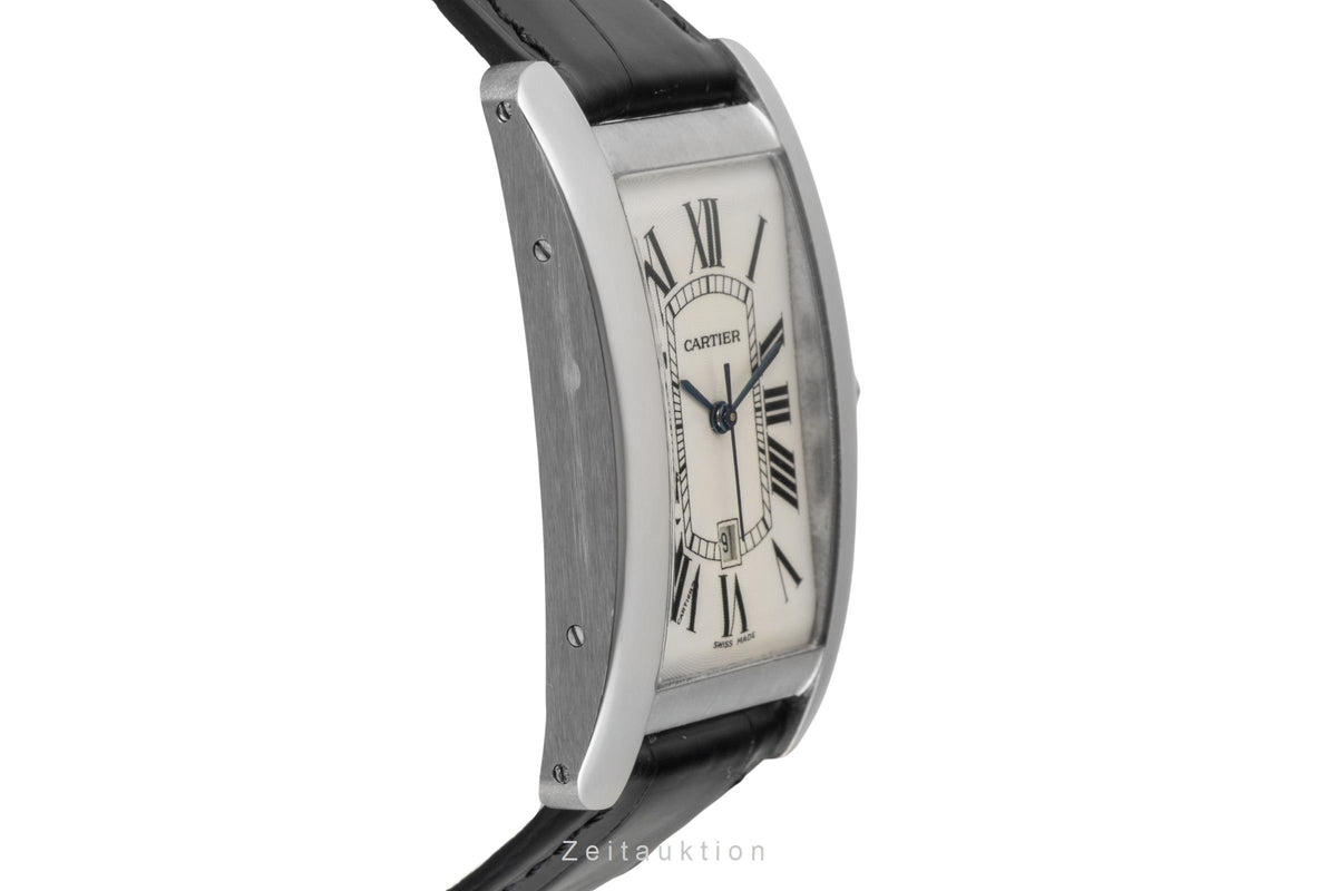 Cartier Tank Américaine 18 ct white gold automatic men's watch 1741  [2604489]