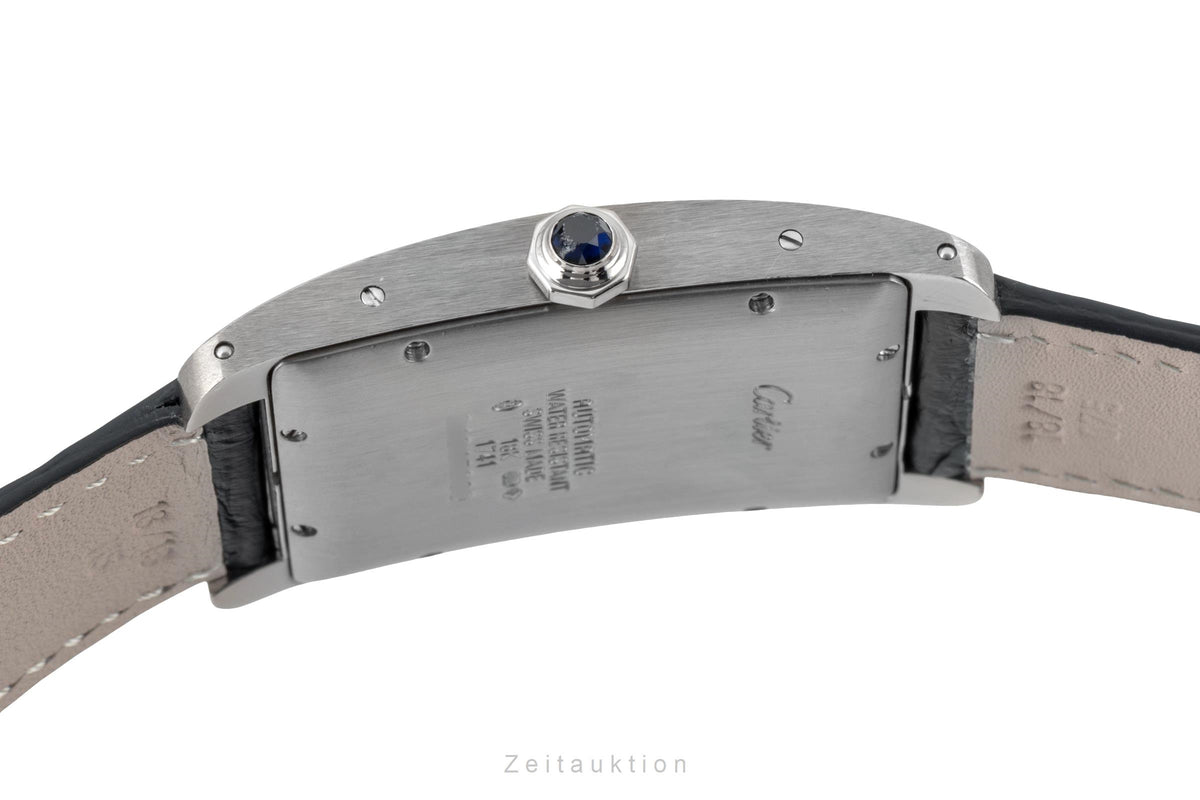 Cartier Tank Américaine 18 ct white gold automatic men's watch 1741  [2604489]