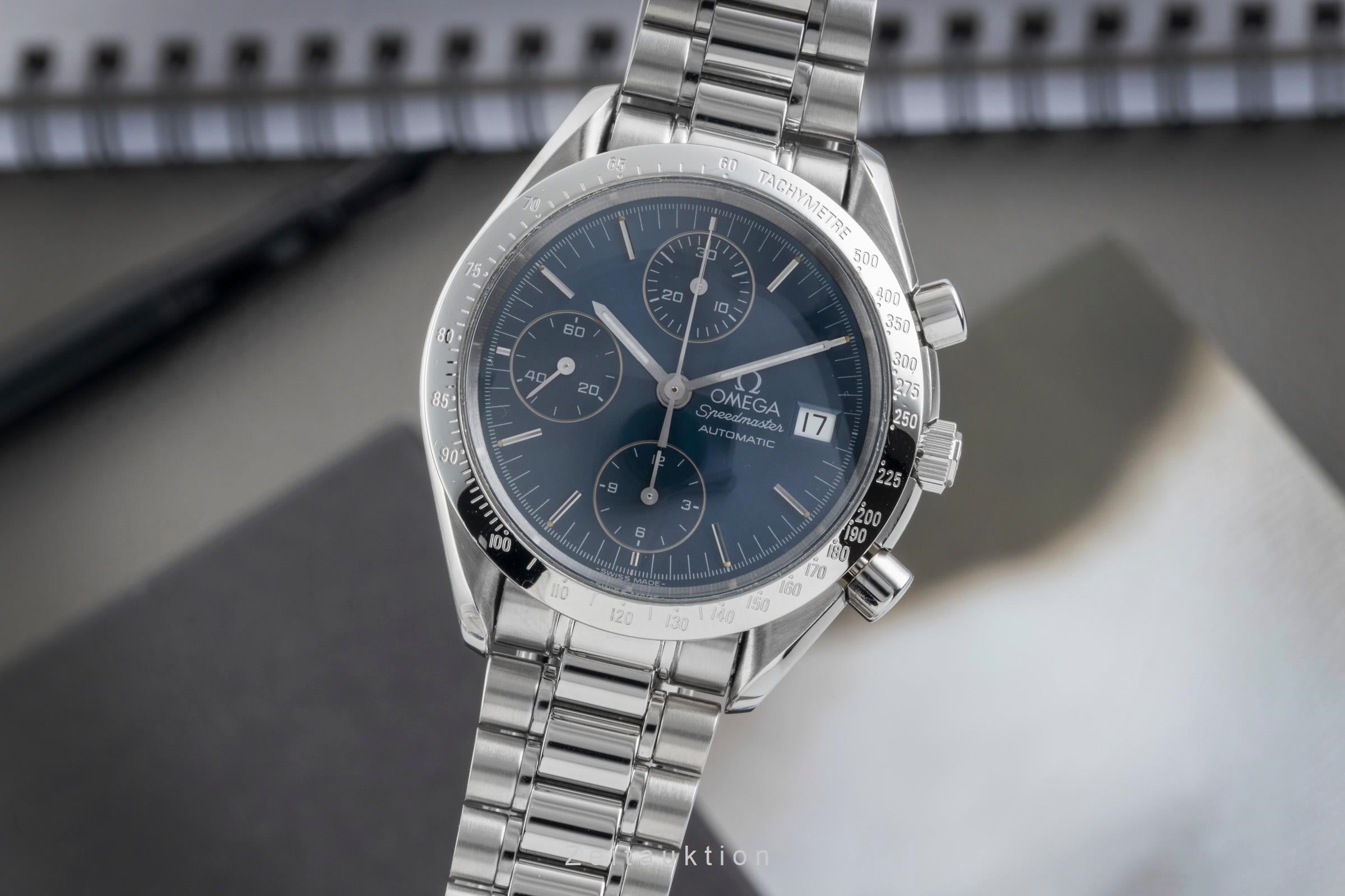 Omega Speedmaster Date chronograph steel automatic men's watch 3511.80.00  [2604492]