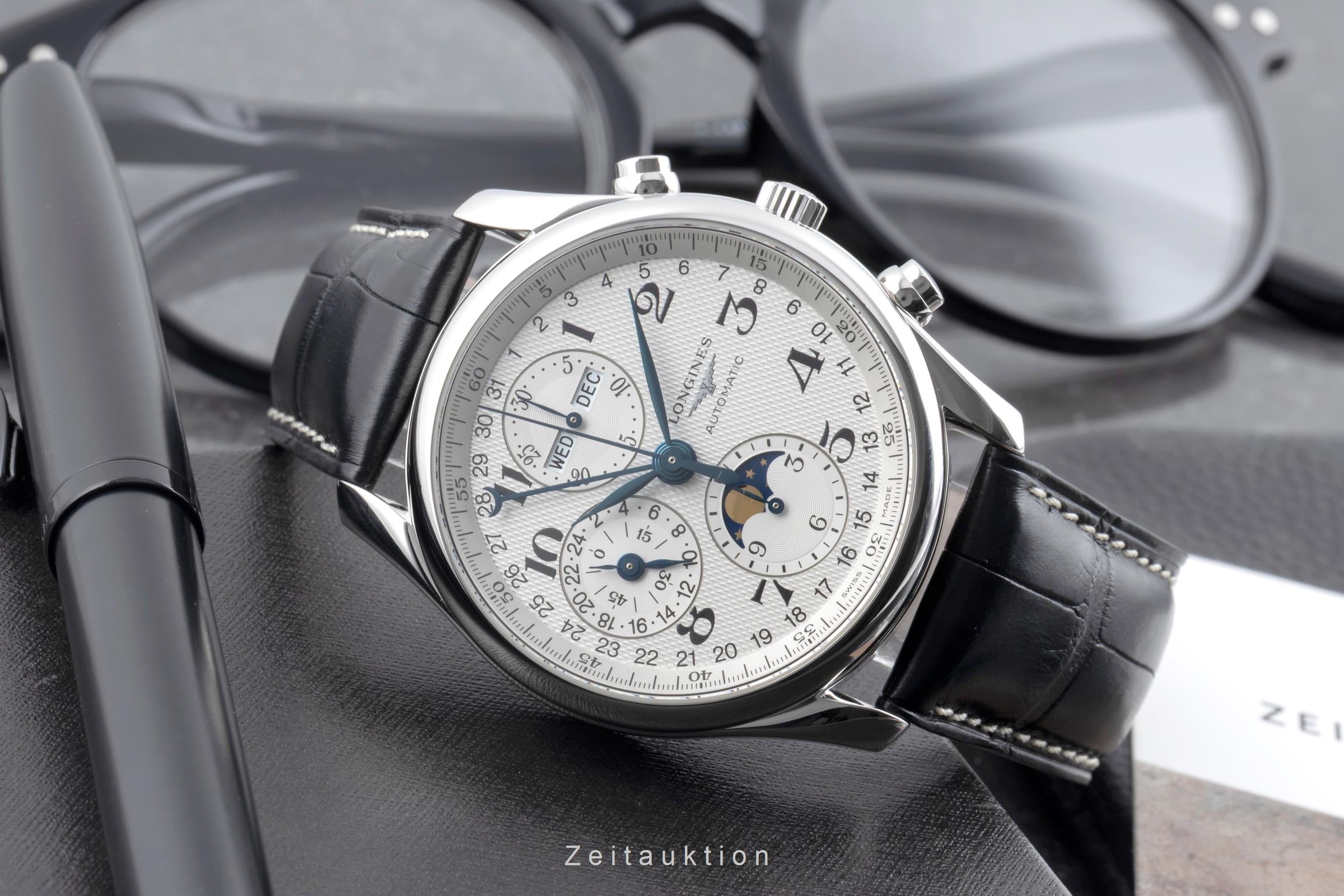 Longines Master Collection chronograph steel automatic men's watch L2.673.4  [2604493]