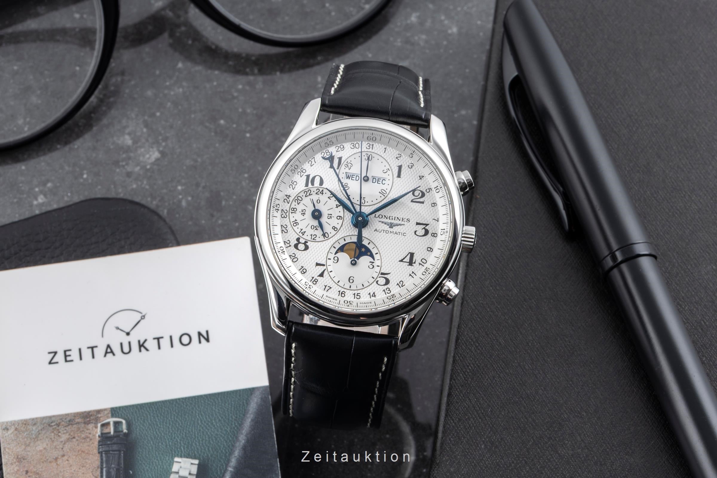 Longines Master Collection chronograph steel automatic men's watch L2.673.4  [2604493]