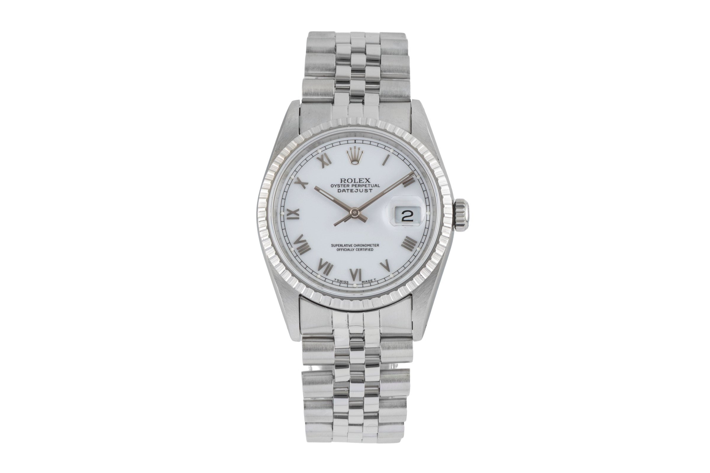 Rolex Datejust steel automatic men's watch 16220  [2604494]
