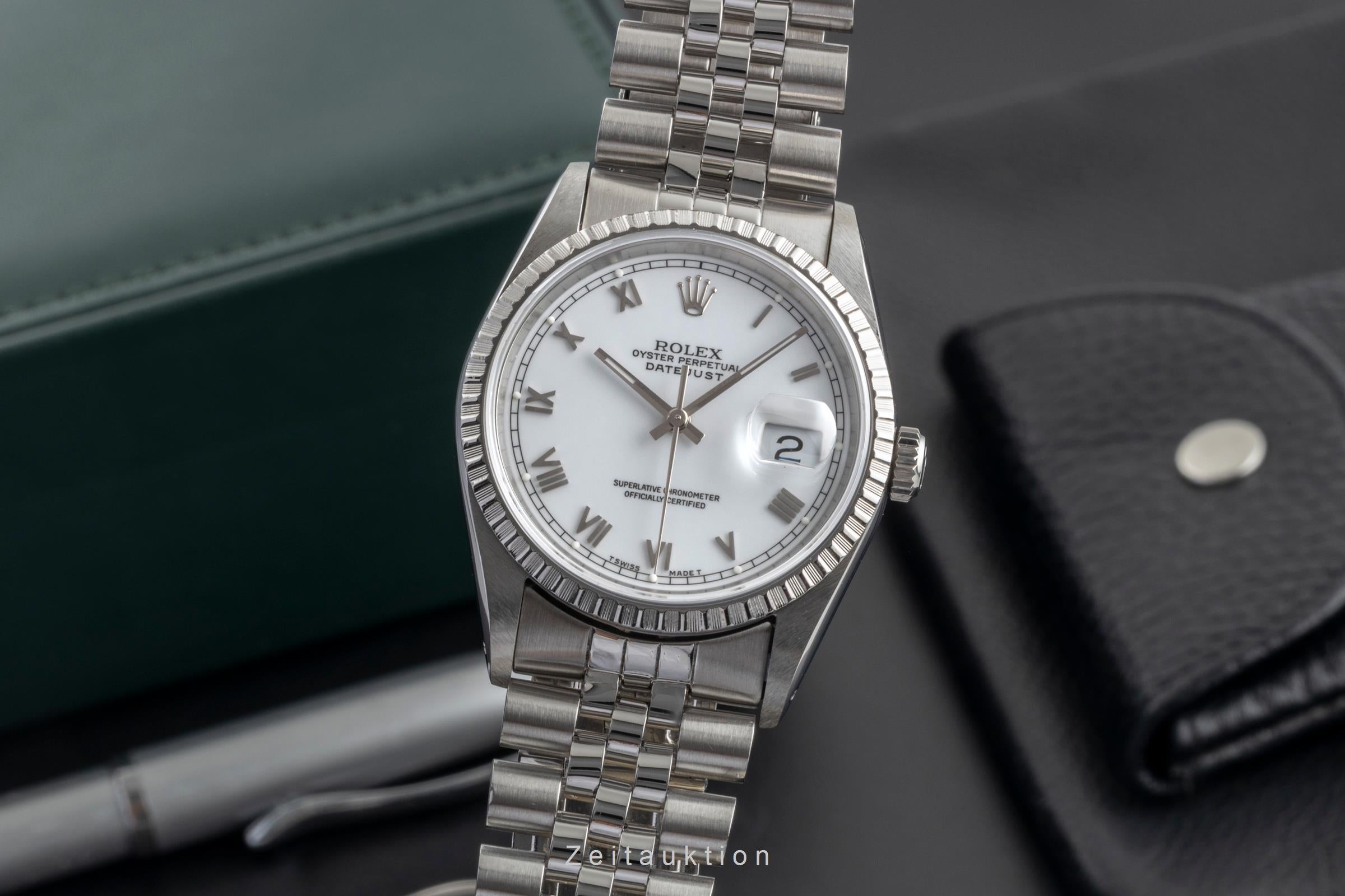 Rolex Datejust acero automático reloj para caballeros 16220  [2604494]