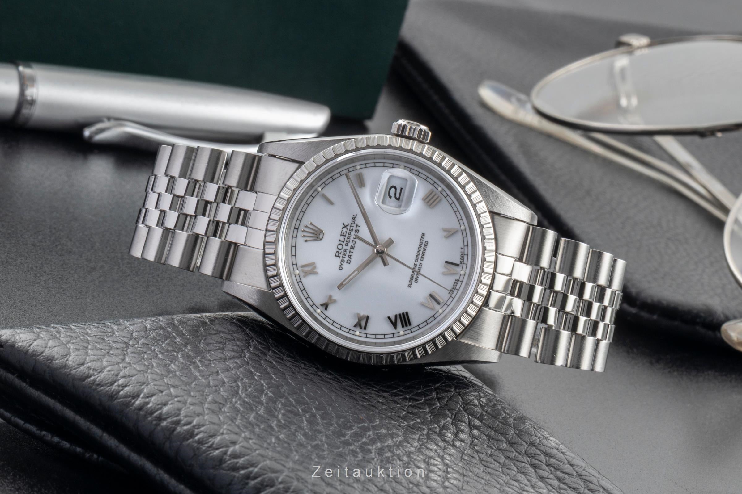 Rolex Datejust acero automático reloj para caballeros 16220  [2604494]