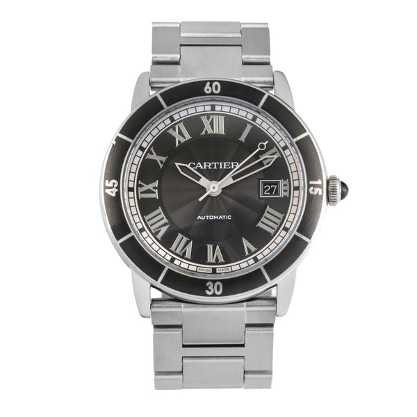 Cartier Croisiere steel automatic men's watch WSRN0011  [2604495]