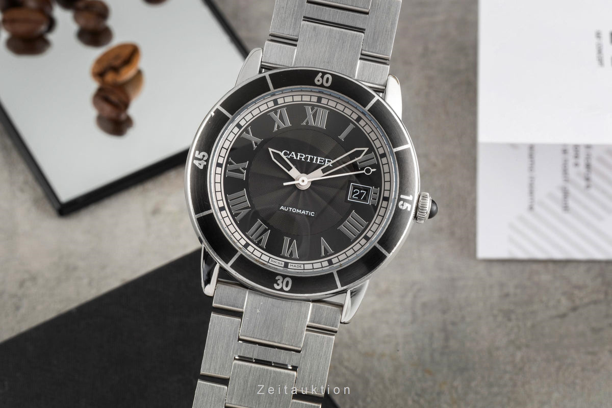 Cartier Croisiere acero automático reloj para caballeros WSRN0011  [2604495]