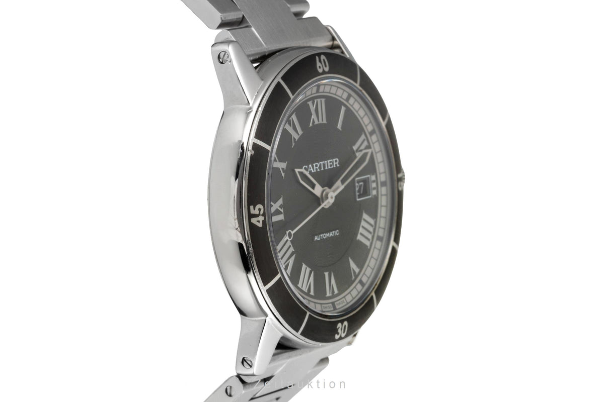 Cartier Croisiere steel automatic men's watch WSRN0011  [2604495]