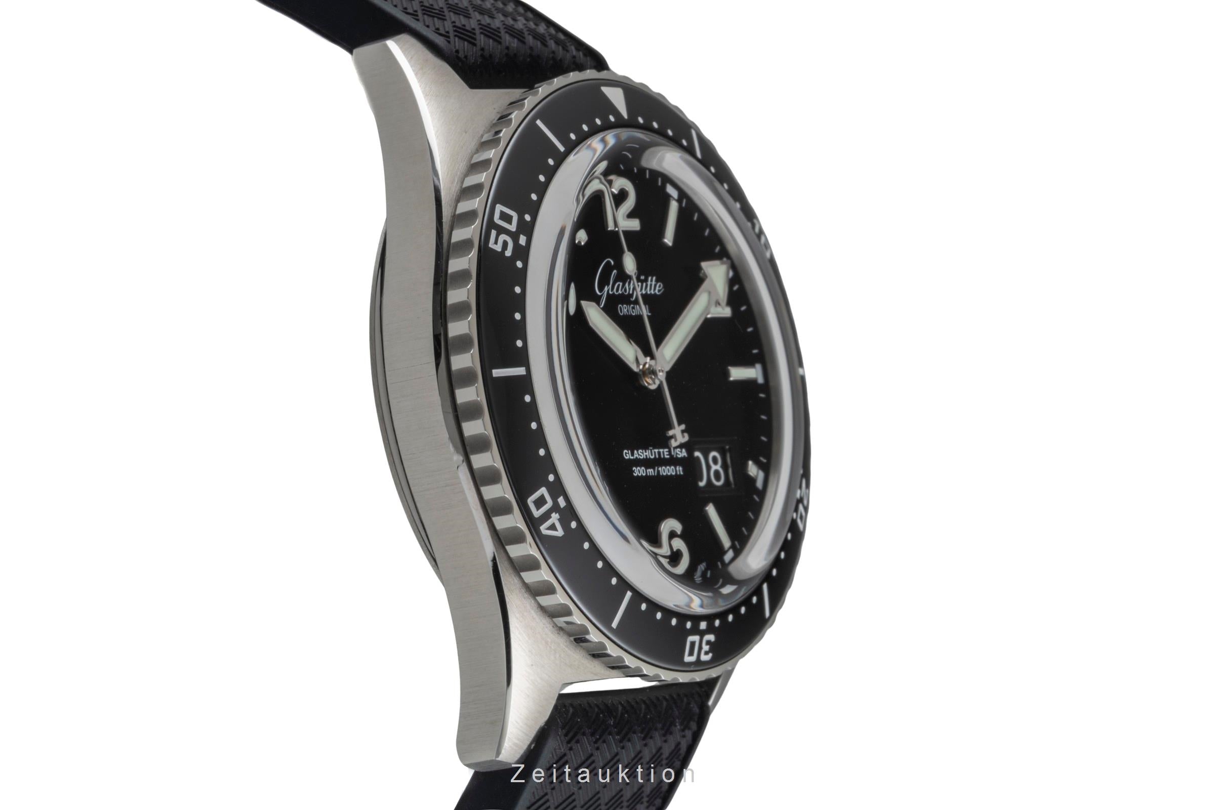 Glashütte SeaQ acier automatique montre pour hommes 1-36-13-01-80-33 LP: 12700EUR  [2604496]