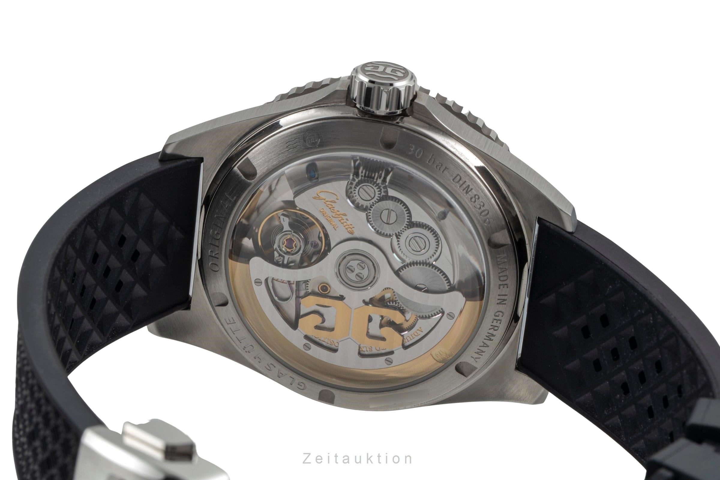 Glashütte SeaQ acier automatique montre pour hommes 1-36-13-01-80-33 LP: 12700EUR  [2604496]