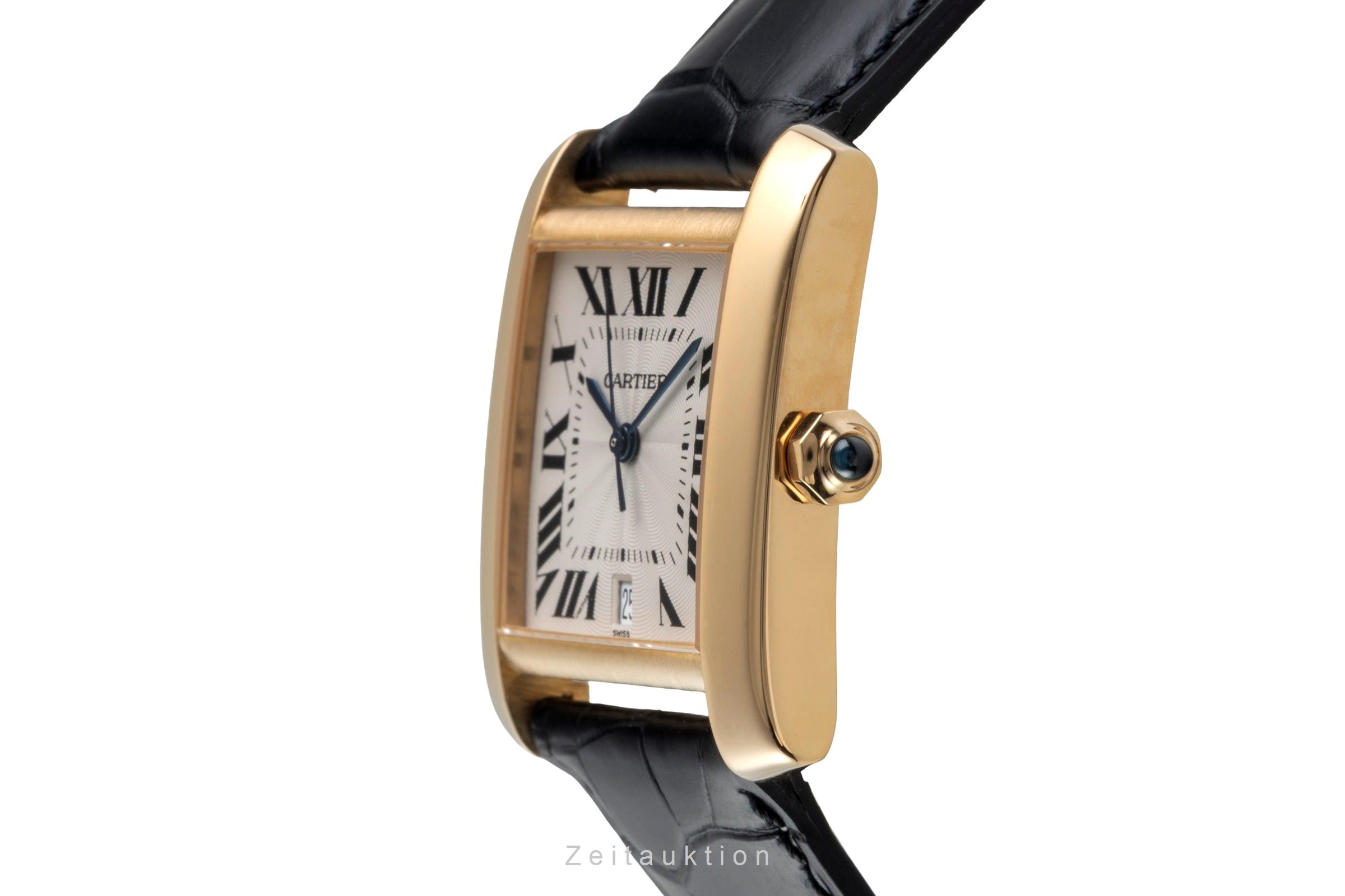 Cartier Tank Francaise oro 18 ct automatismo orologio da uomo W50001R2  [2604497]