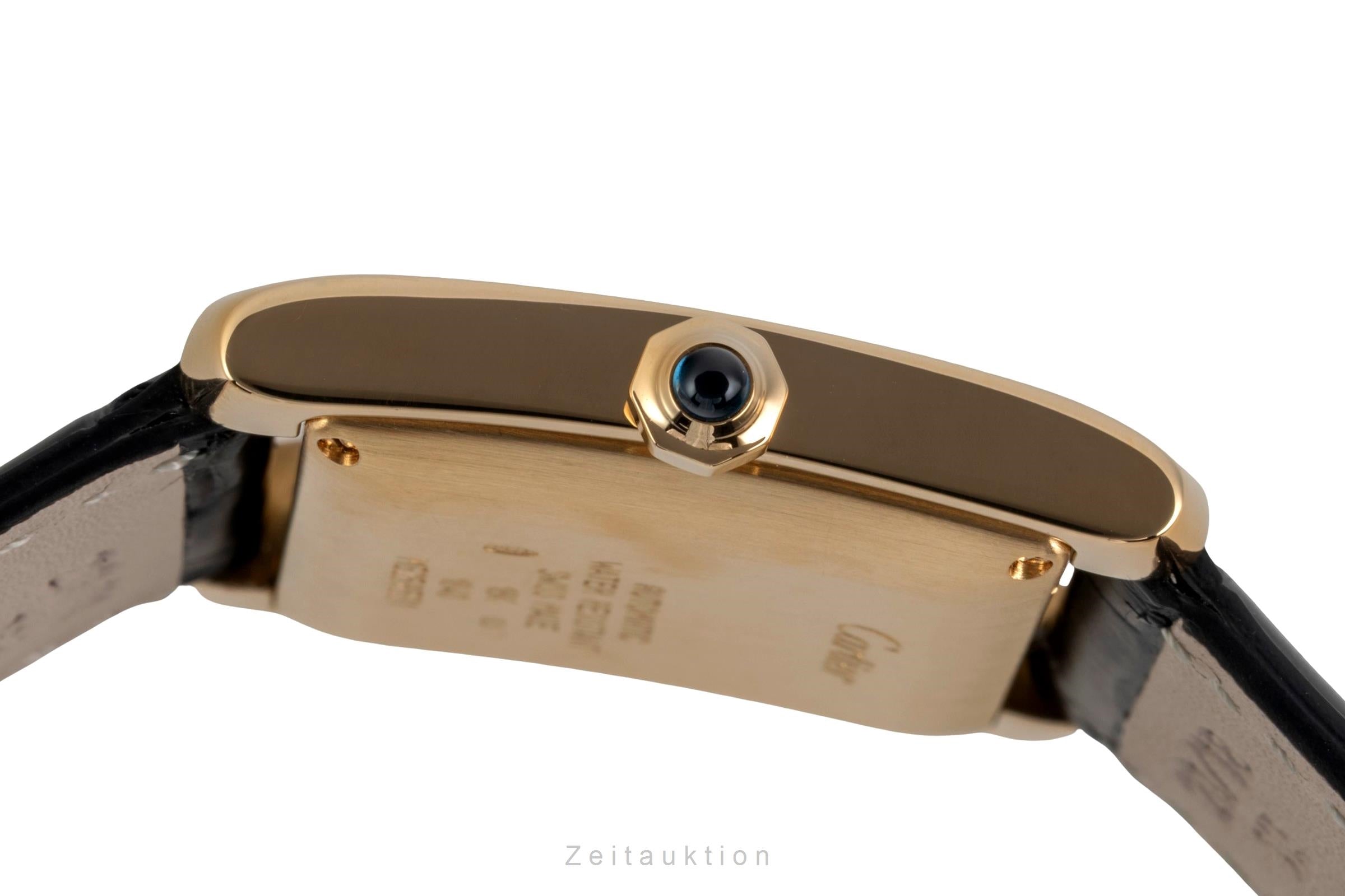 Cartier Tank Francaise oro 18 ct automatismo orologio da uomo W50001R2  [2604497]