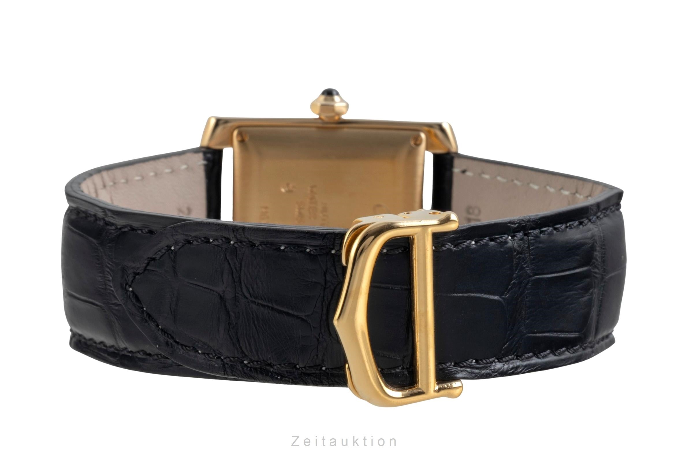Cartier Tank Francaise oro 18 ct automatismo orologio da uomo W50001R2  [2604497]