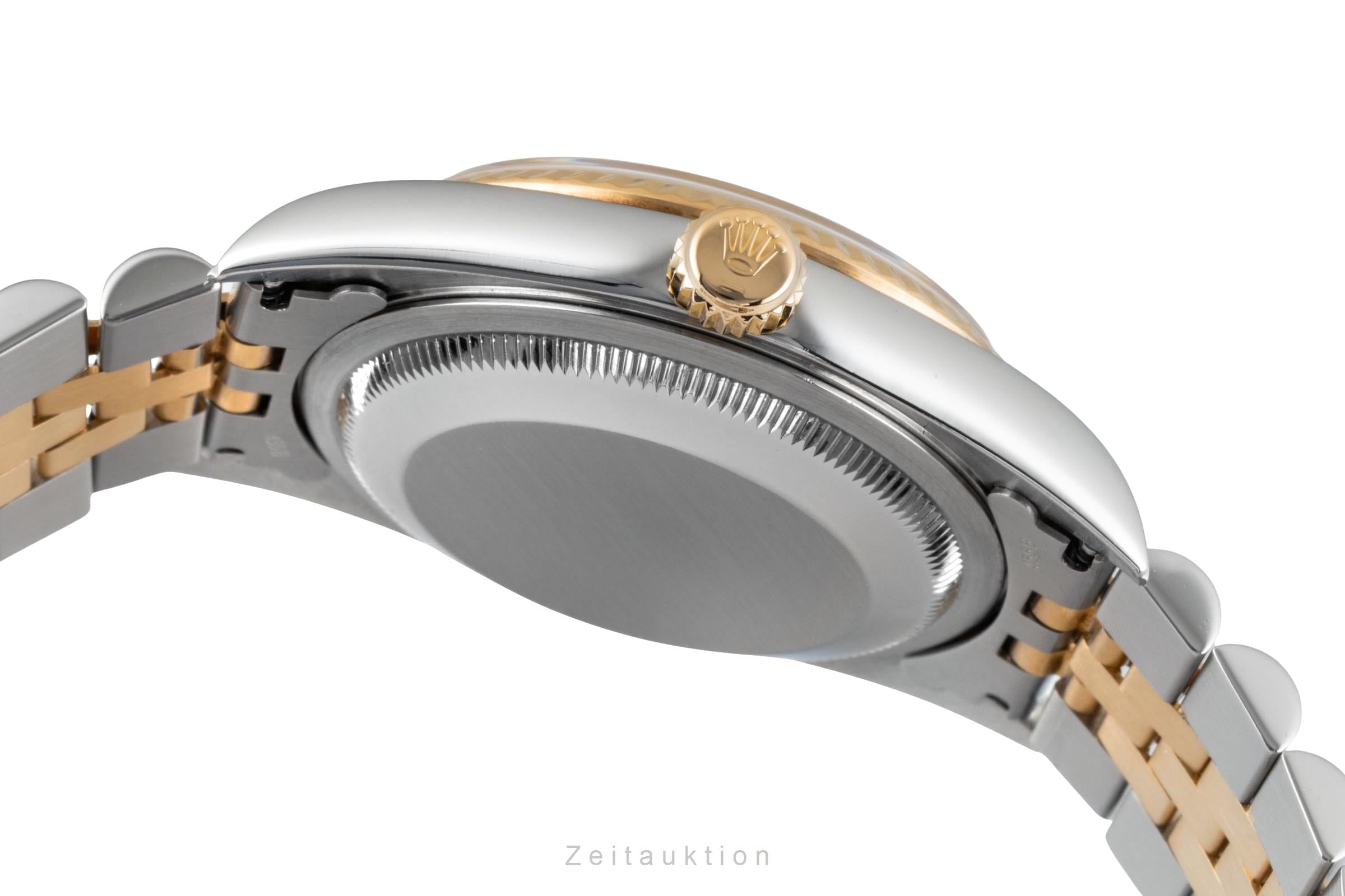 Rolex Datejust 36 Diamond Dial Stahl Gold Automatik Herrenuhr Ref 16233 B&P 2004 [2604498]