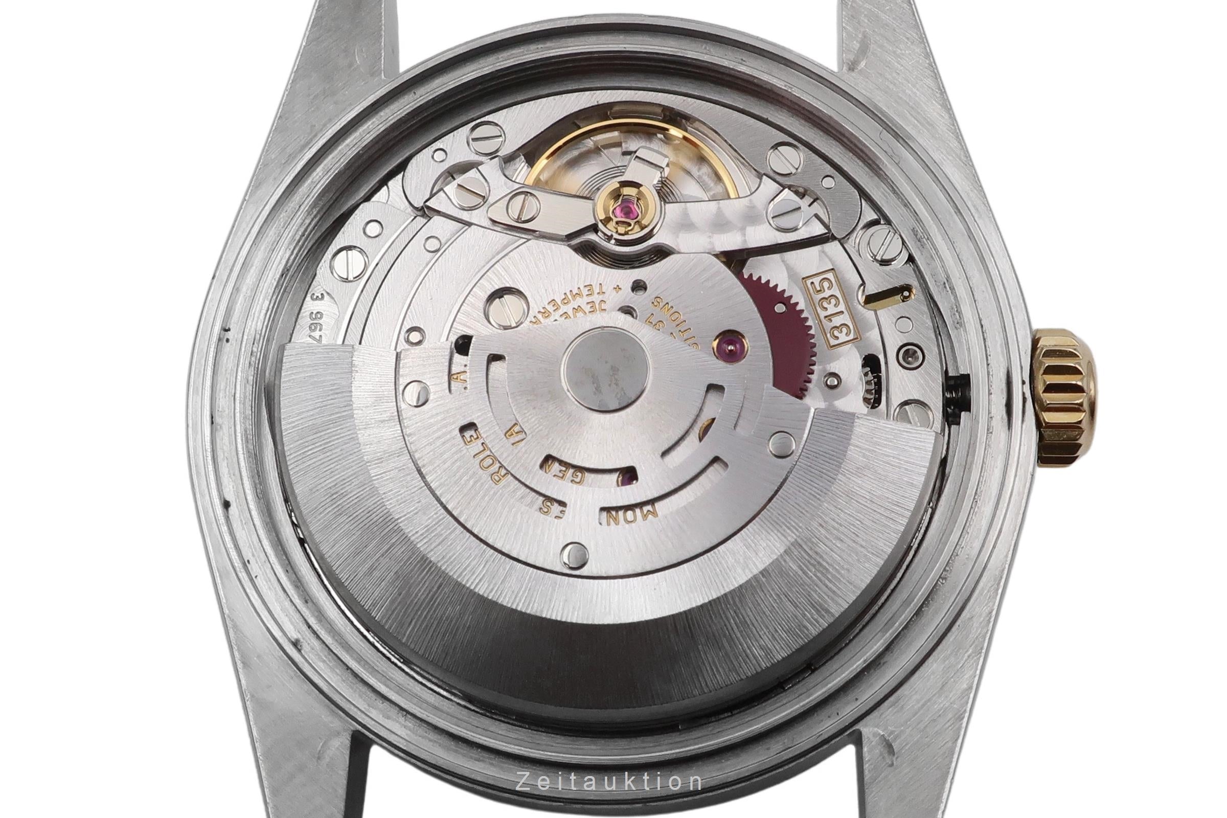 Rolex Datejust 36 Diamond Dial Stahl Gold Automatik Herrenuhr Ref 16233 B&P 2004 [2604498]