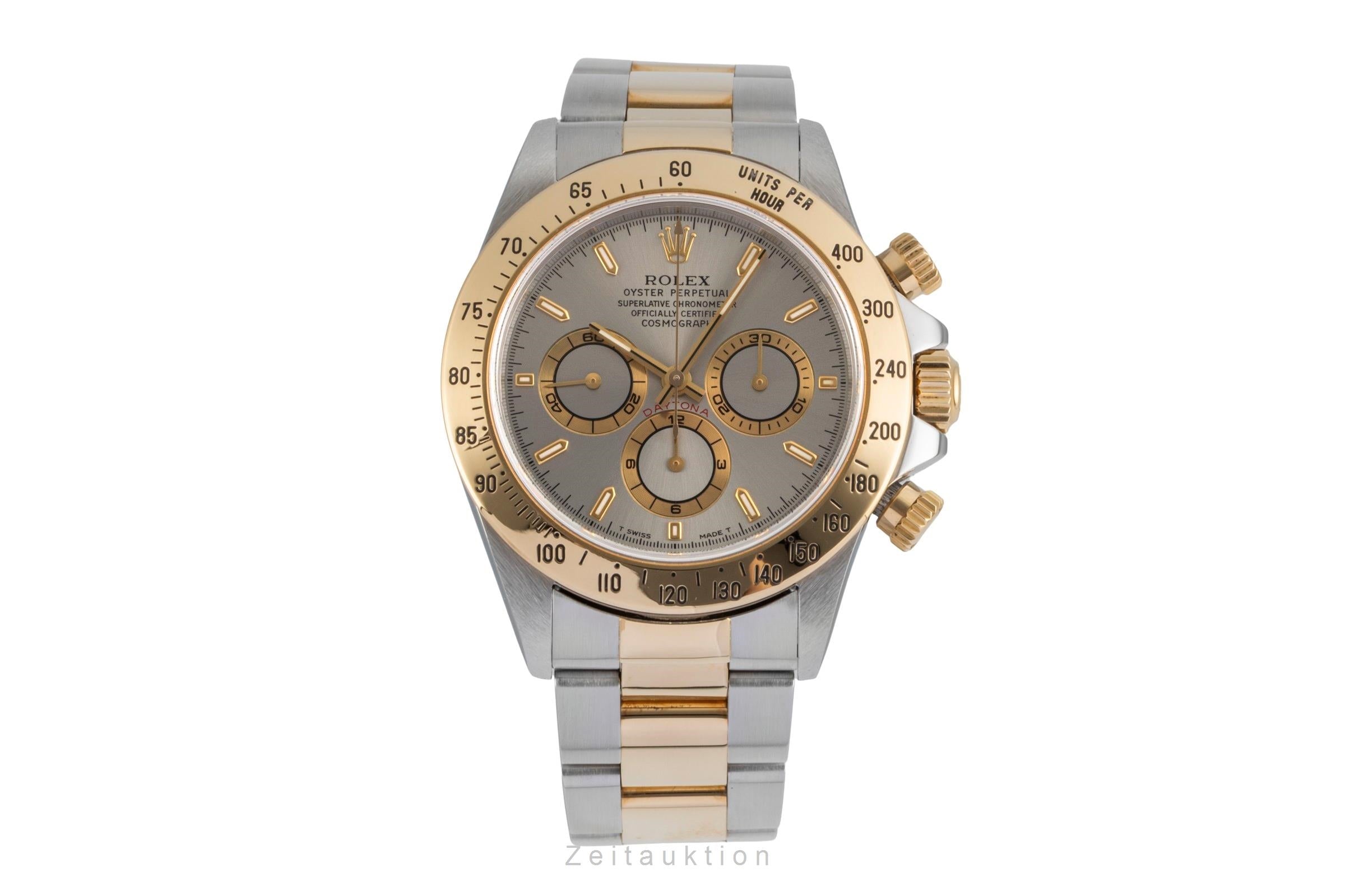 Rolex Daytona cronógrafo acero / oro automático reloj para caballeros 16523 LP: 23650EUR  [2604499]