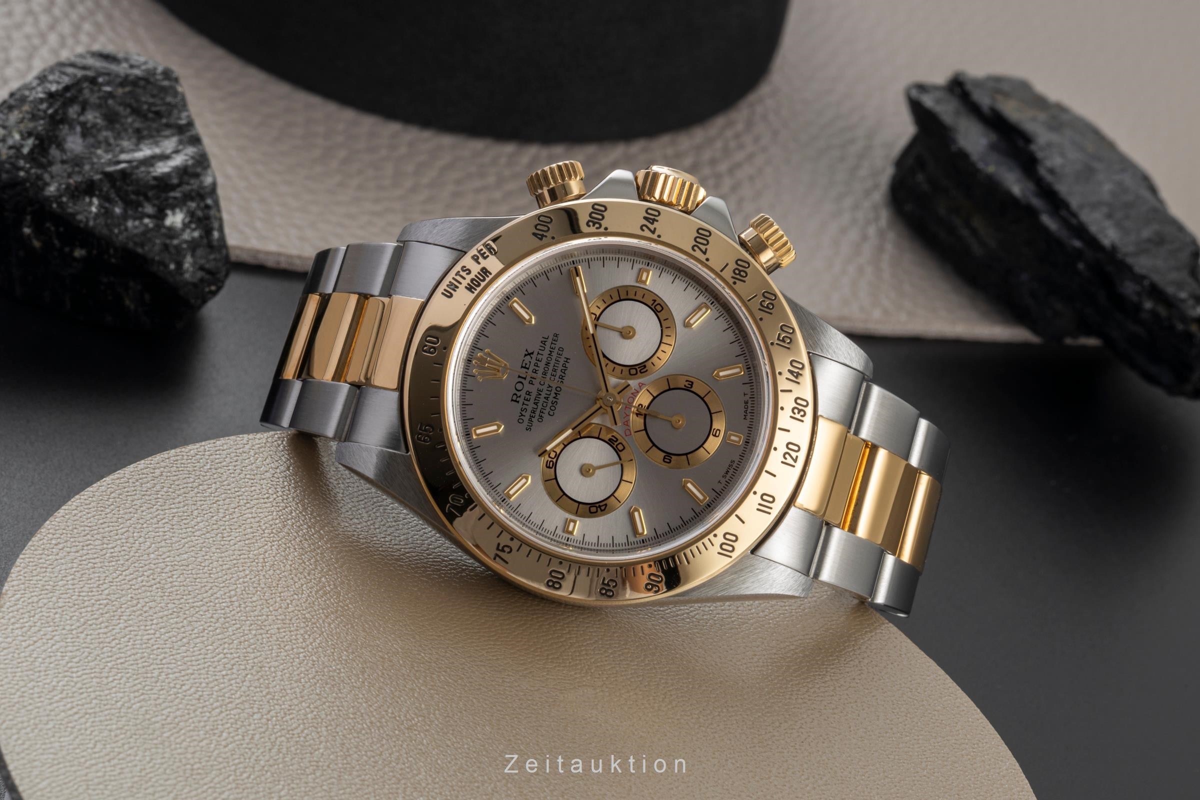 Rolex Daytona cronógrafo acero / oro automático reloj para caballeros 16523 LP: 23650EUR  [2604499]