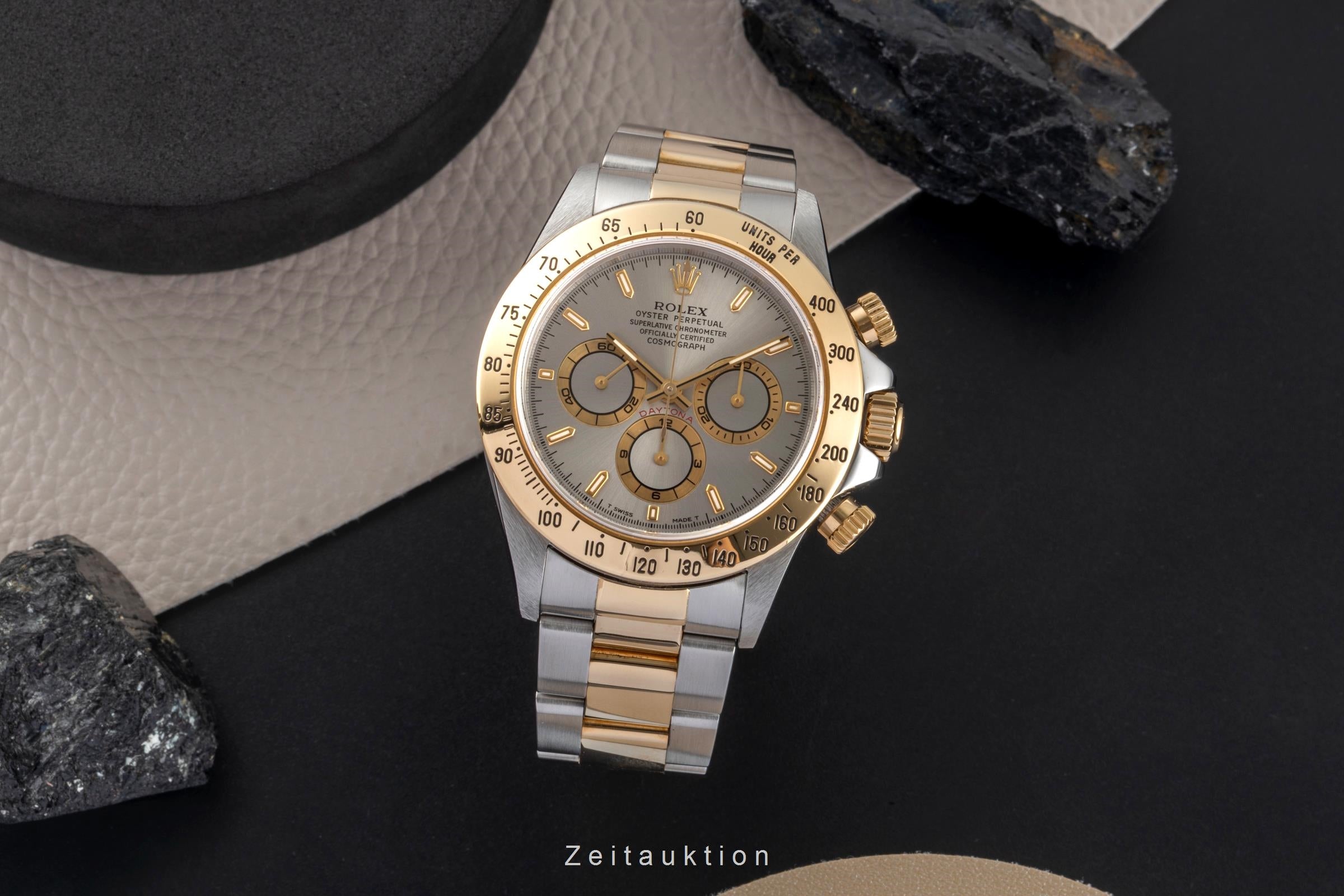 Rolex Daytona cronógrafo acero / oro automático reloj para caballeros 16523 LP: 23650EUR  [2604499]