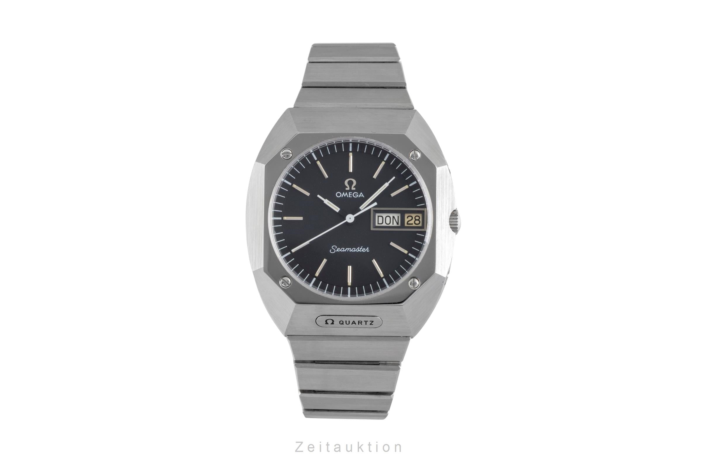 Omega Seamaster Stahl Quarz Herrenuhr Ref. ST 396.0840 Vintage Klassiker  [2604501]
