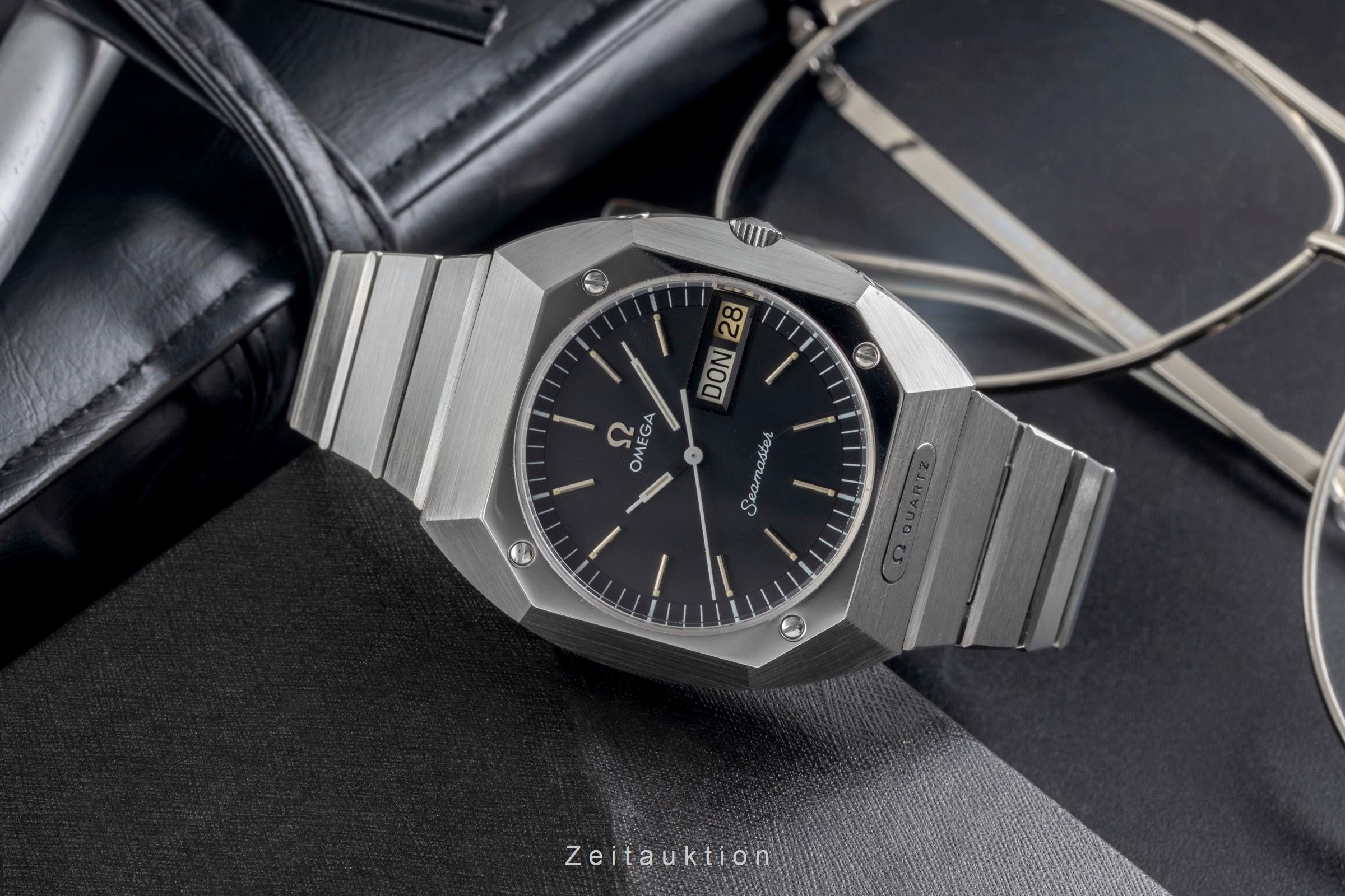 Omega Seamaster Stahl Quarz Herrenuhr Ref. ST 396.0840 Vintage Klassiker  [2604501]