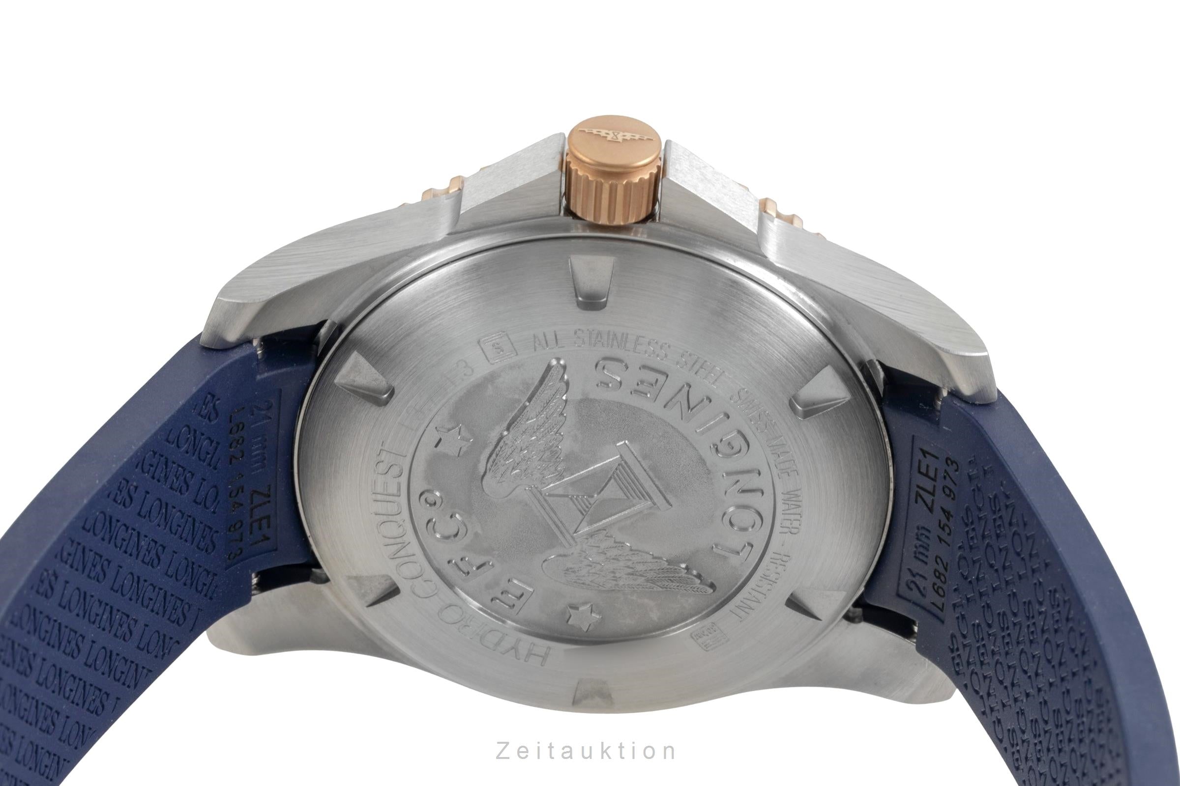 Longines Hydro Conquest Stahl Automatik Herrenuhr Ref. L3.781.3.98.9  B&P 2025 [2604503]