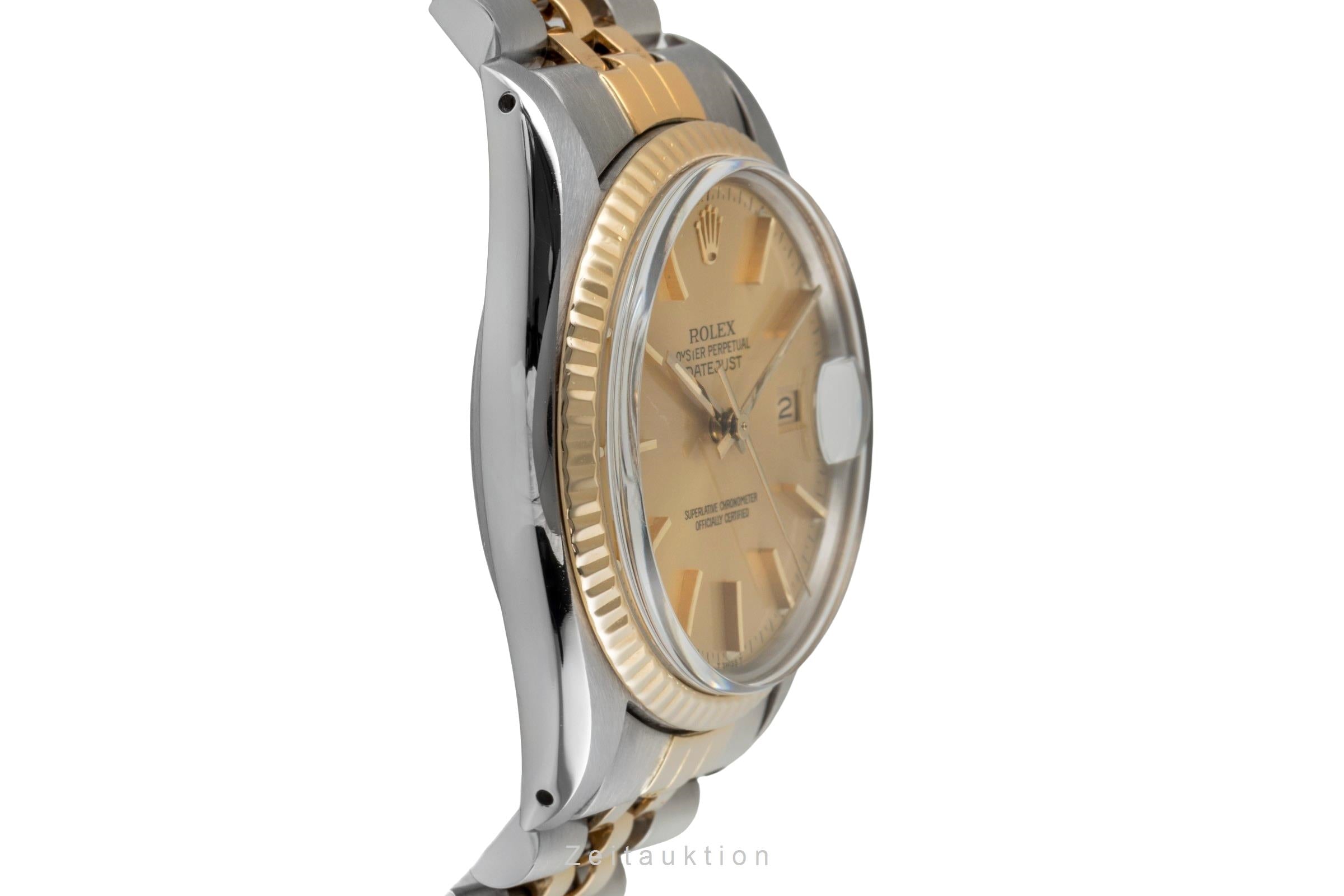 Rolex Datejust 36 Gold Dial Stahl / Gold Automatik Herrenuhr Ref. 16013  [2604505]