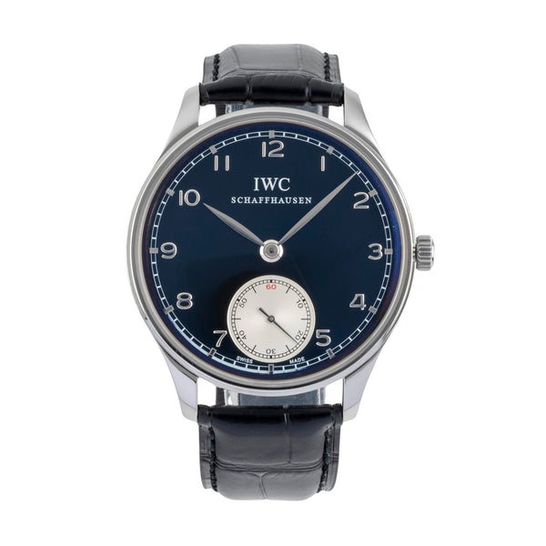 IWC Portugieser acier à remontage manuel montre pour hommes IW545404  [2604513]