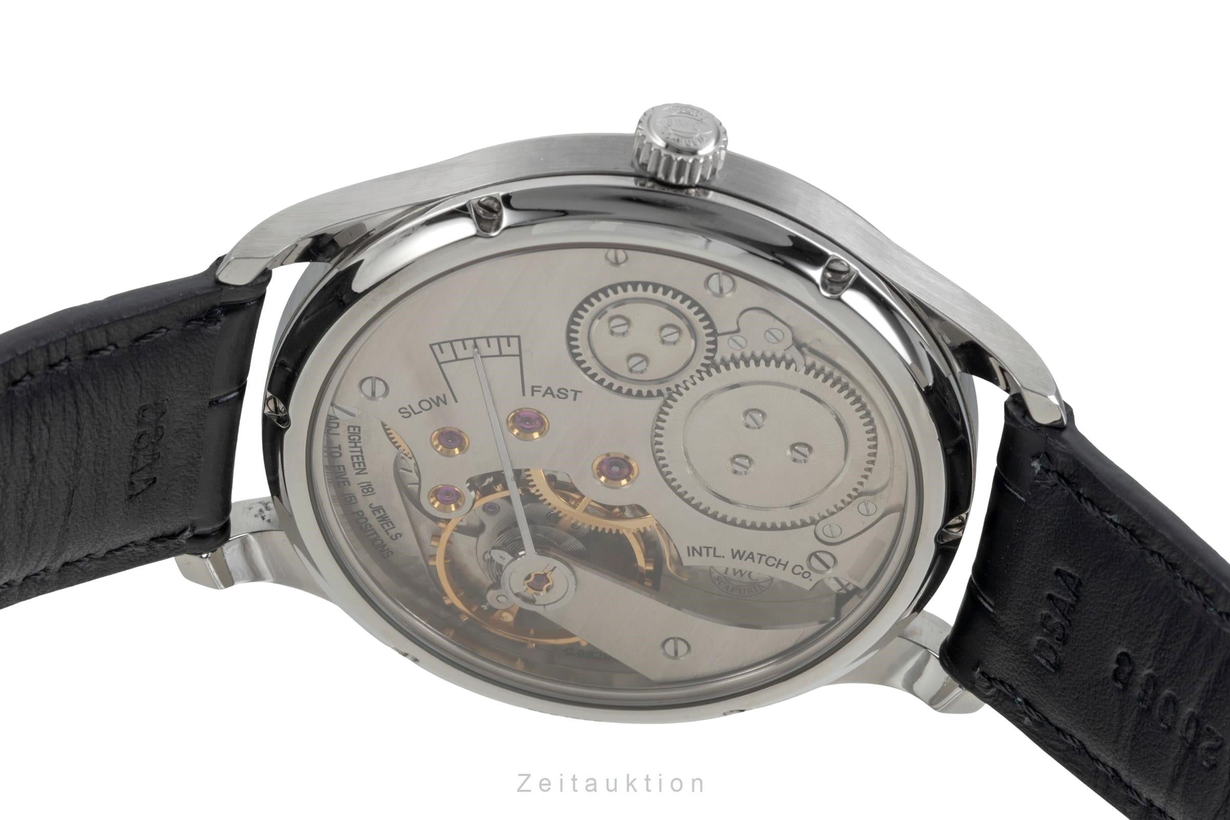 IWC Portugieser acier à remontage manuel montre pour hommes IW545404  [2604513]