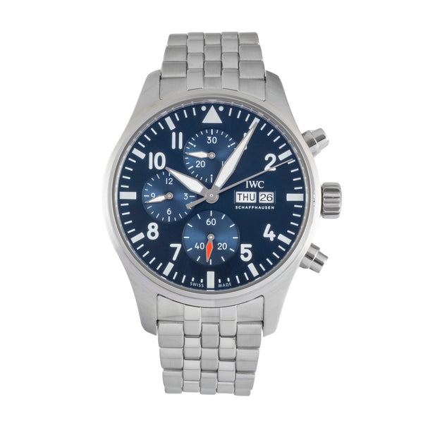 IWC Fliegerchronograph cronógrafo acero automático reloj para caballeros IW378004  [2604519]