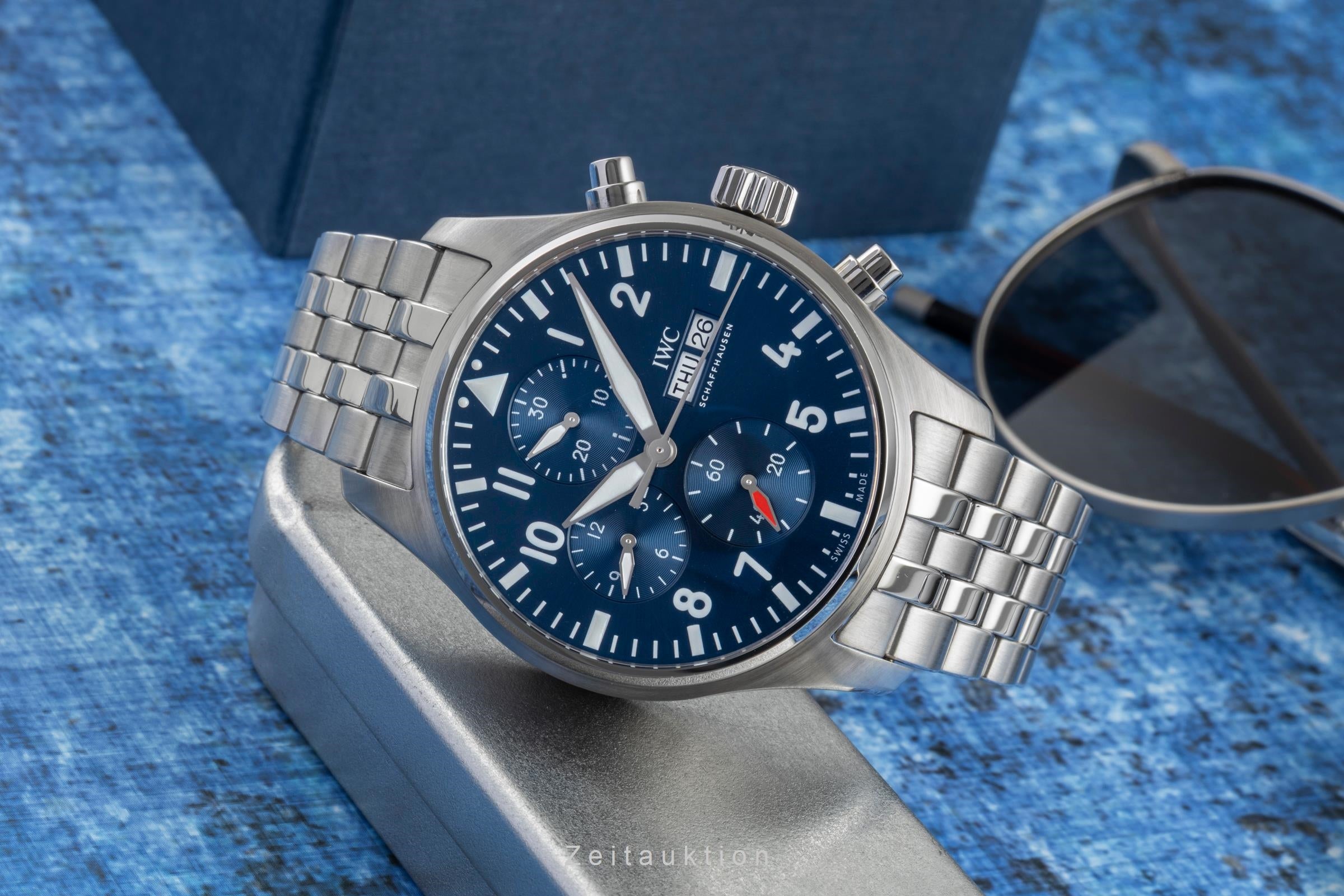 IWC Fliegerchronograph cronógrafo acero automático reloj para caballeros IW378004  [2604519]