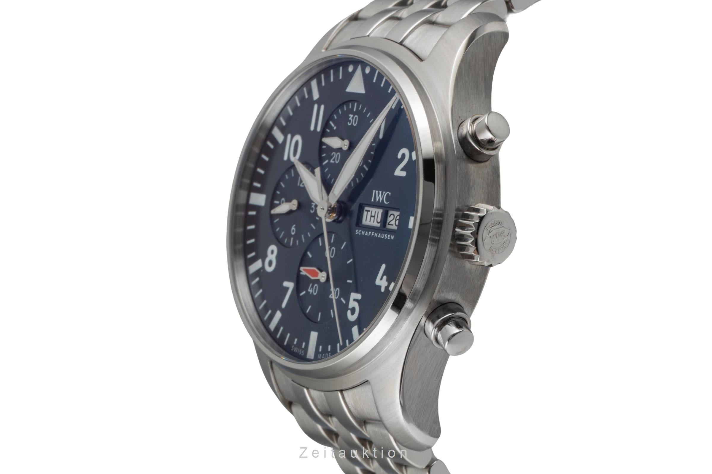 IWC Fliegerchronograph cronógrafo acero automático reloj para caballeros IW378004  [2604519]