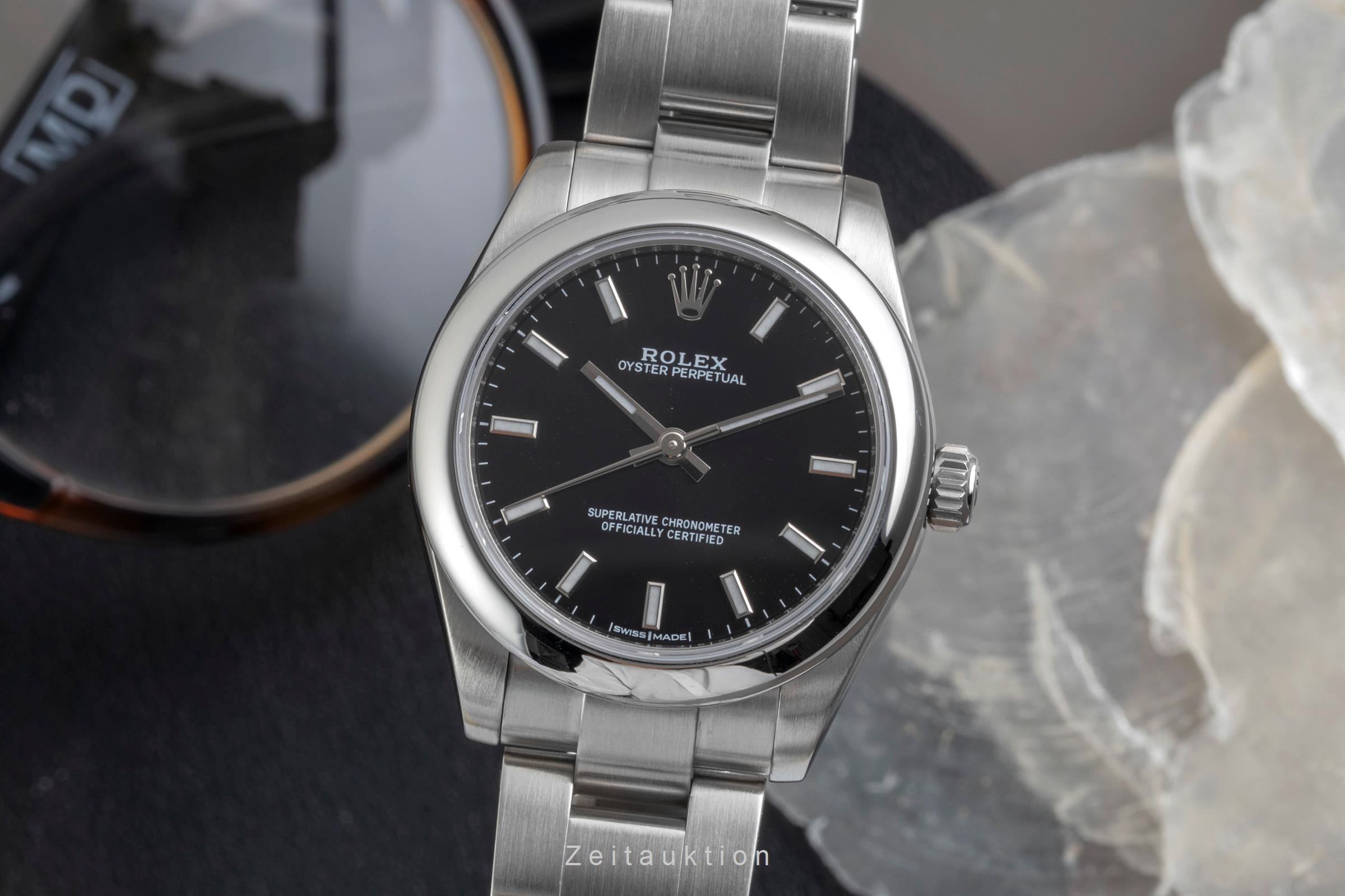 Rolex Oyster Perpetual acero automático reloj para damas  177200  [2604525]