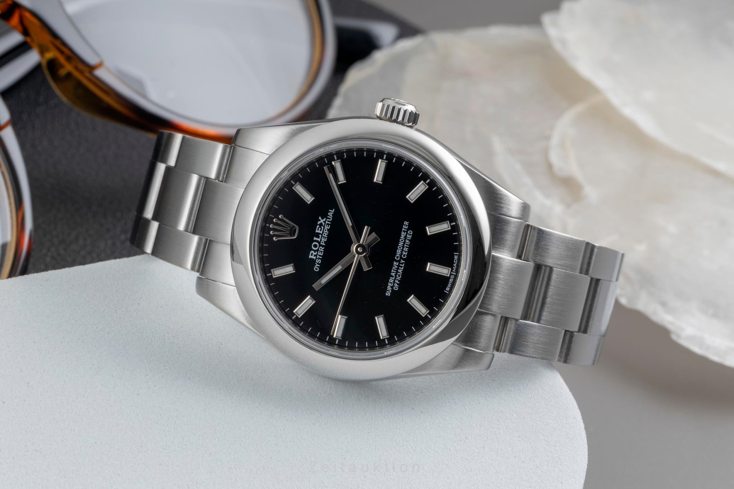 Rolex Oyster Perpetual acero automático reloj para damas  177200  [2604525]