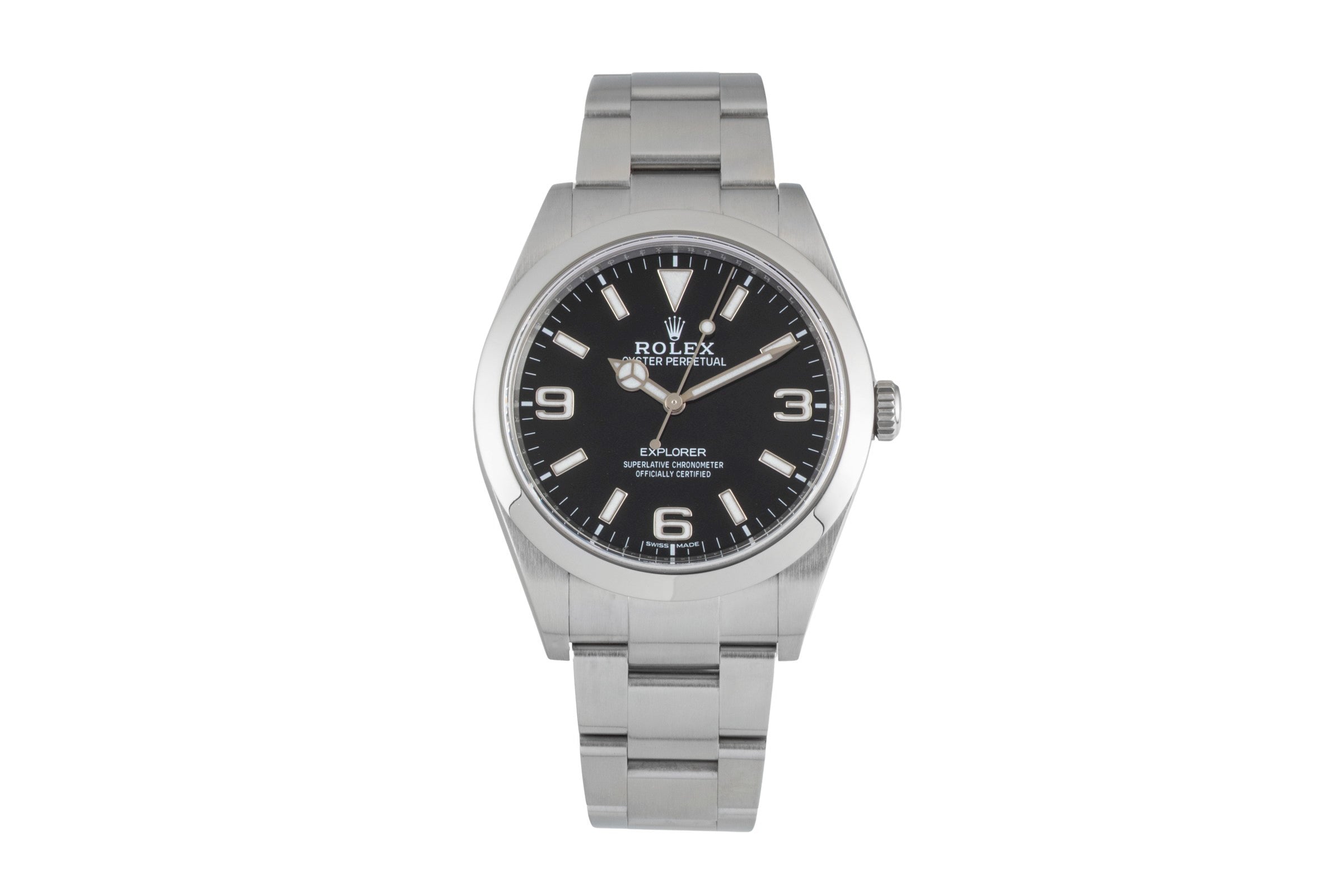 Rolex Explorer 39 Oyster Perpetual Edelstahl Automatik Herrenuhr Ref. 214270 [2604526]