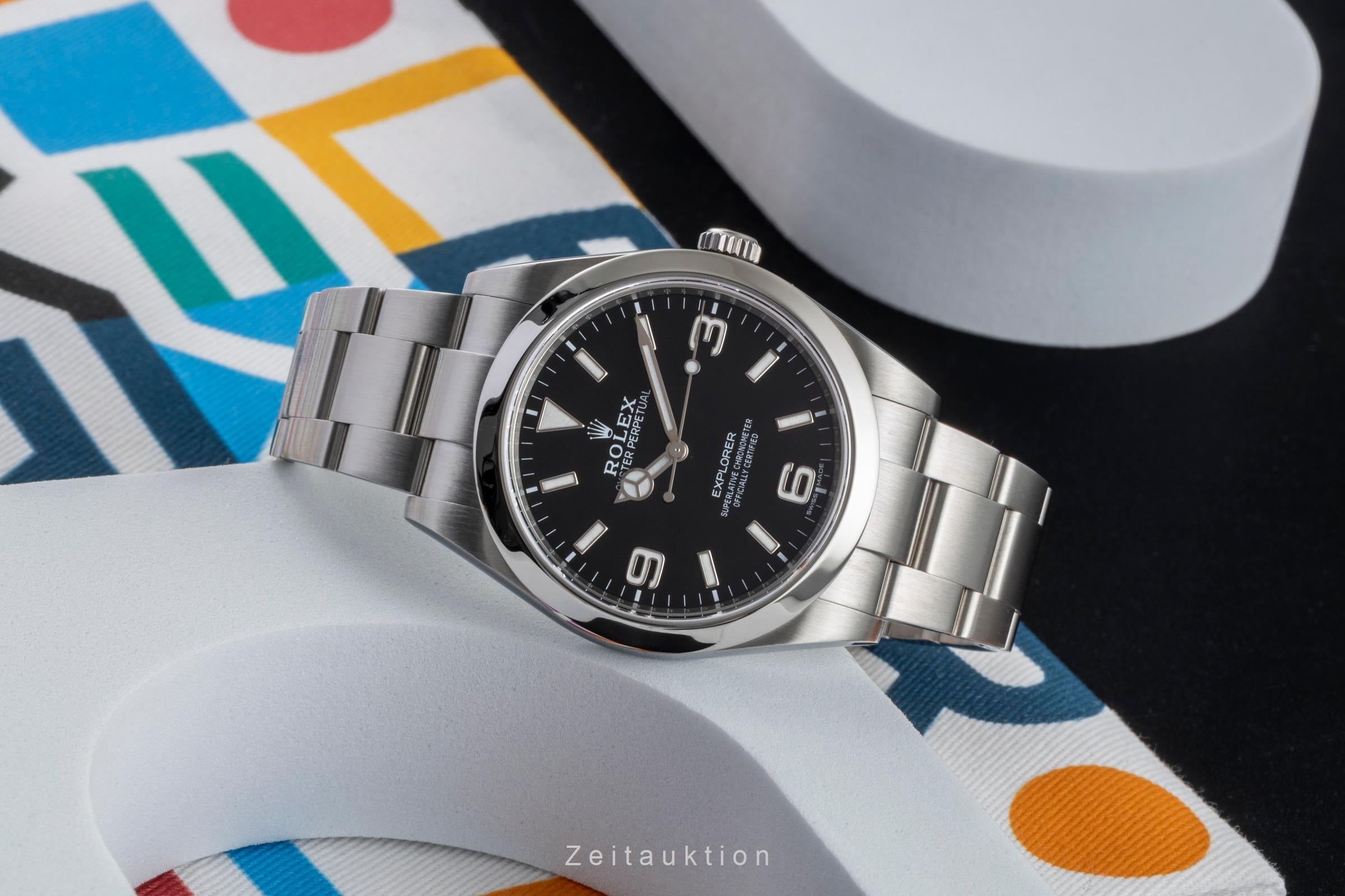 Rolex Explorer acier automatique montre pour hommes 214270  [2604526]