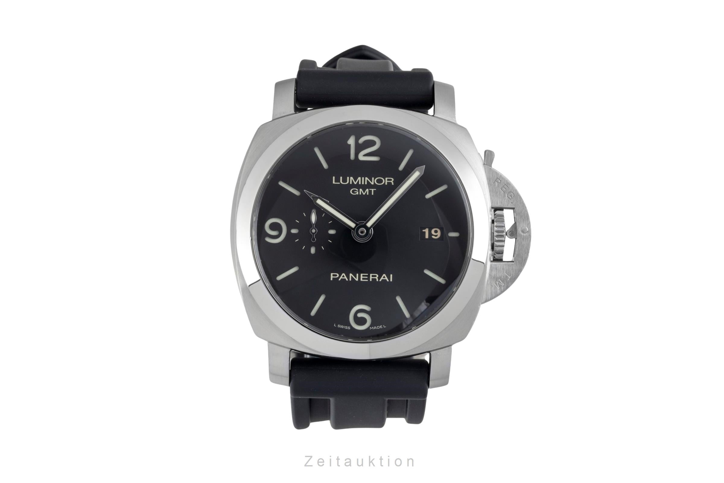 Panerai Luminor GMT acciaio automatismo orologio da uomo PAM00320 LP: 11000EUR  [2604527]