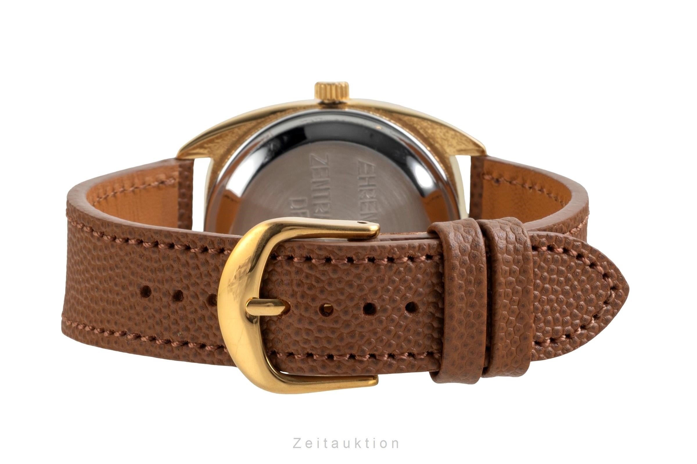 Glashütte Spezichron latón bañado en oro automático reloj para caballeros Vintage  [2604528]