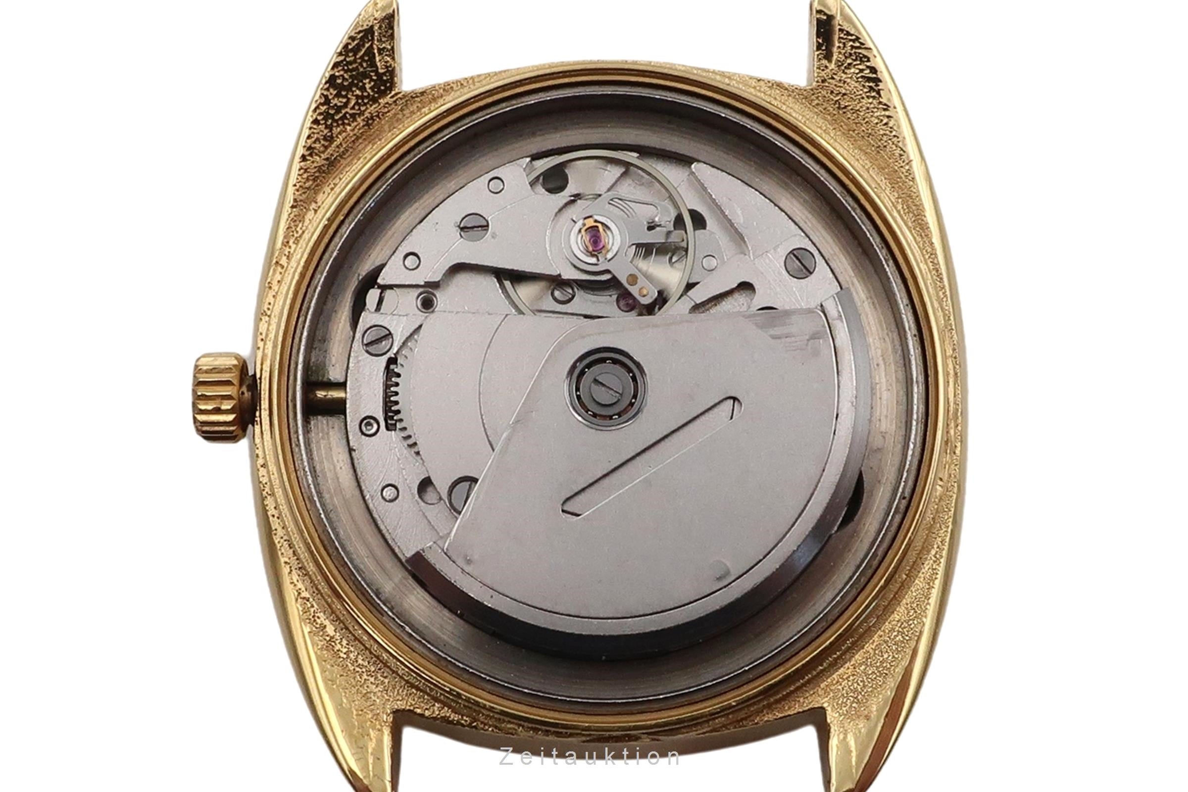 Glashütte Spezichron latón bañado en oro automático reloj para caballeros Vintage  [2604528]