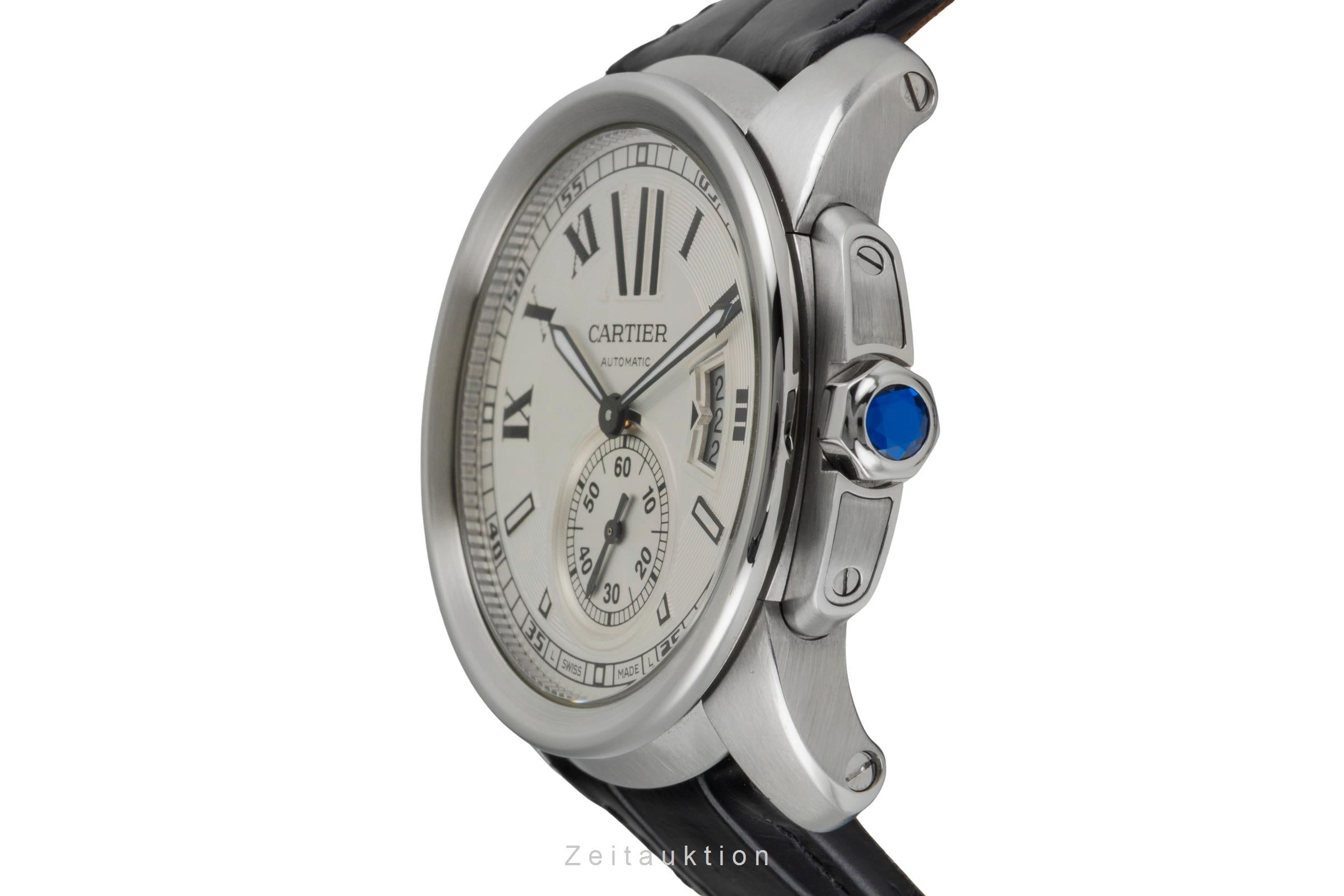Cartier Calibre de Cartier acero automático reloj para caballeros W7100037  [2604531]