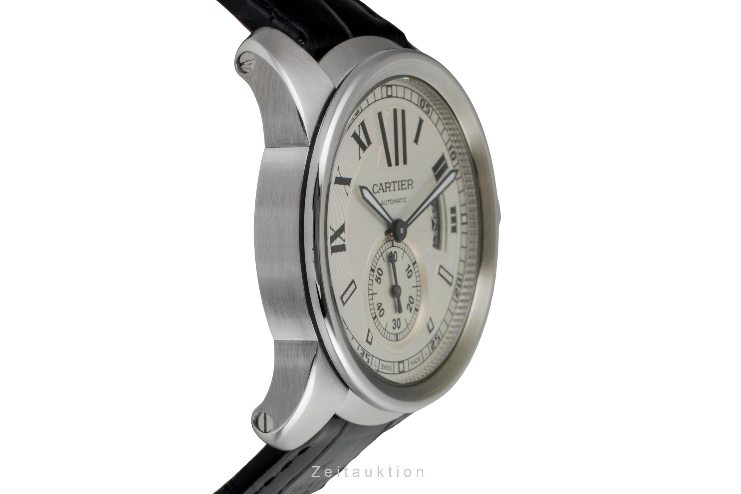 Cartier Calibre de Cartier acero automático reloj para caballeros W7100037  [2604531]